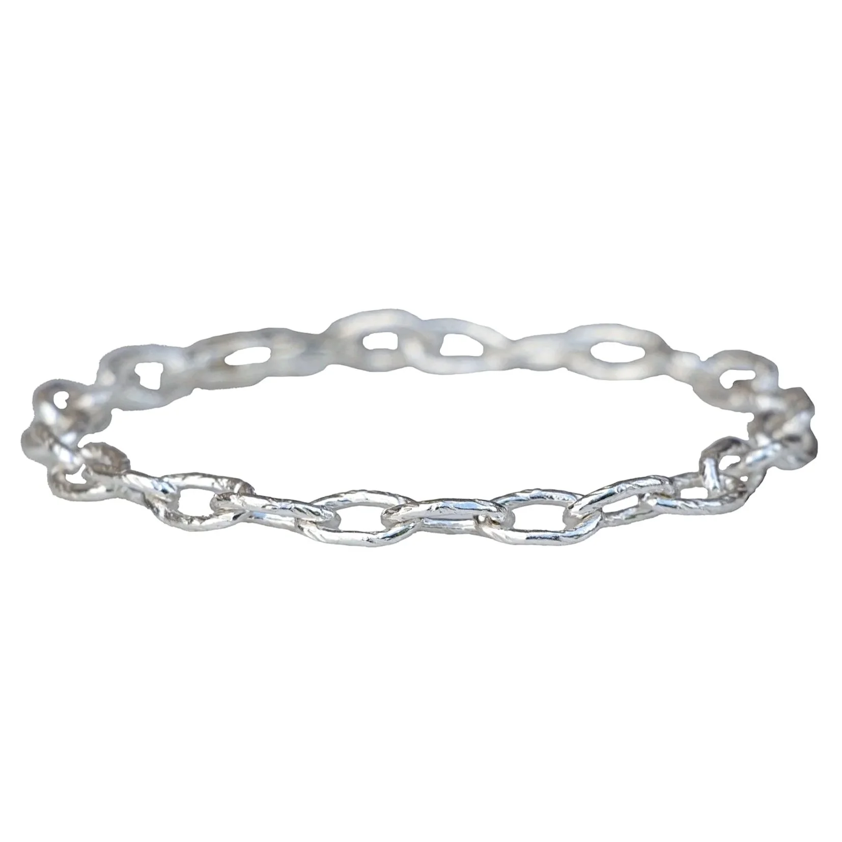 Silver Chain Link Bracelet