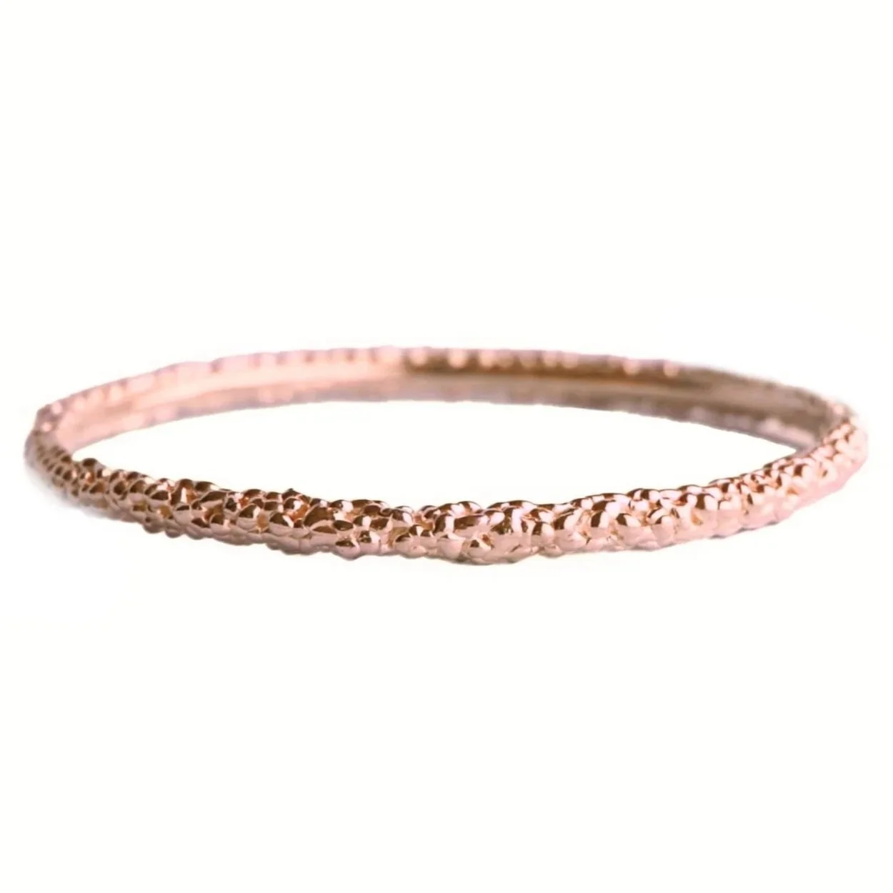 Lichen Bangle 9k Rose Gold