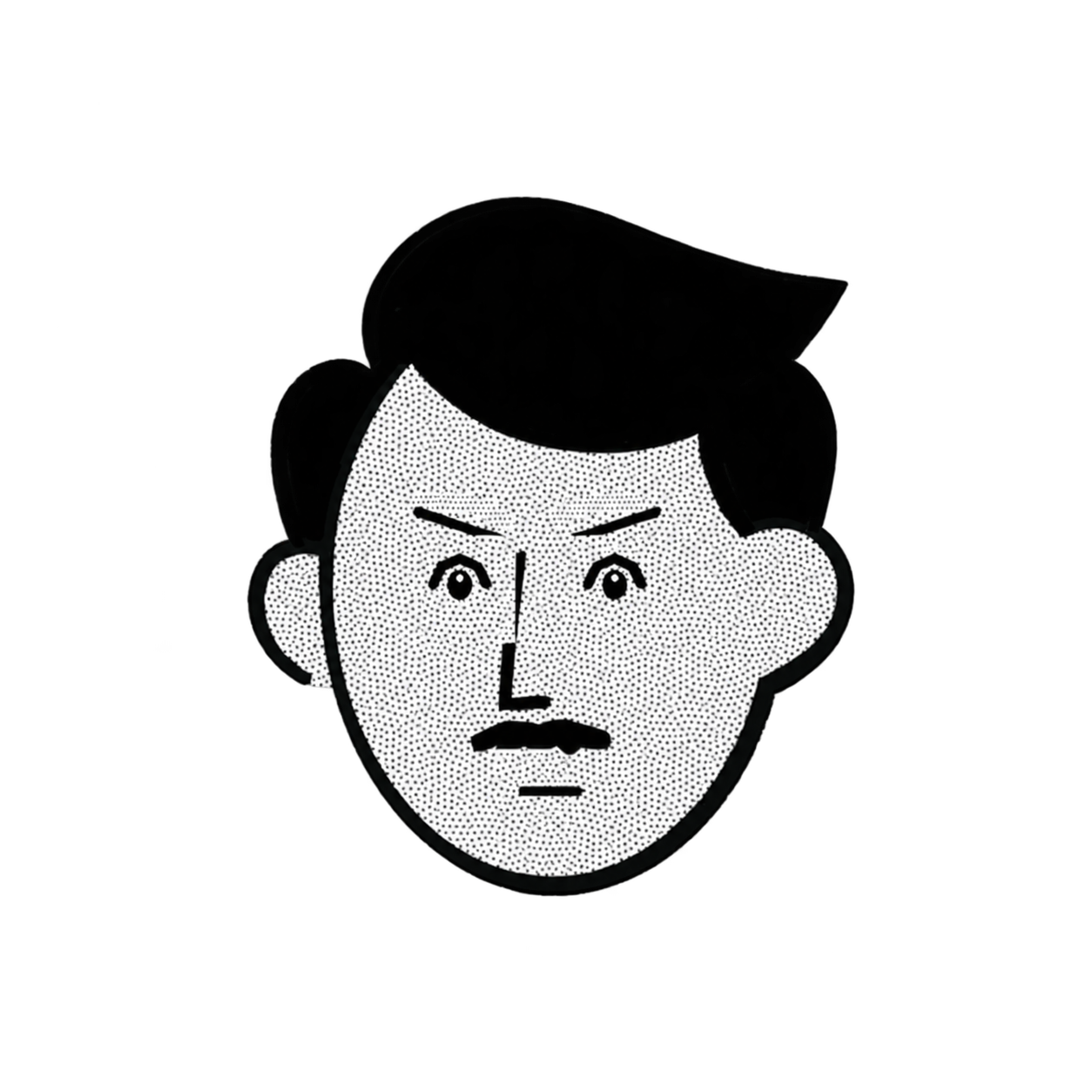 陳炫積黑白人物頭像