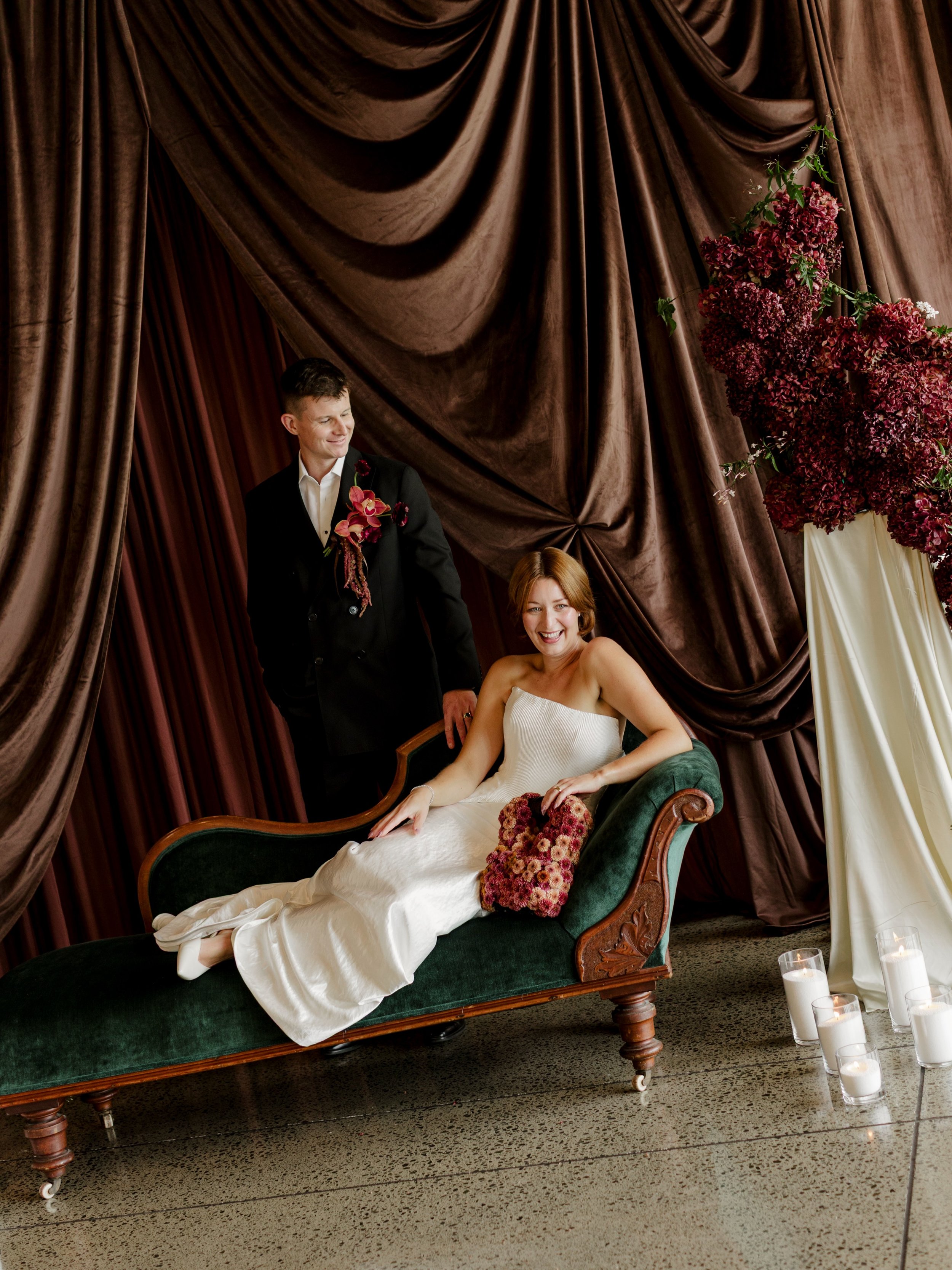 Haute Noir with A + S 🤎🥀

Vendors &mdash; 
Photography &mdash; @oliviamelhopweddings
Wedding Planning &amp; Styling &mdash; @elegantandwild
Florals &mdash; @elderflower_florist
Content Creation &mdash; @momentsbylilastudios
Makeup Lead &mdash; @stu