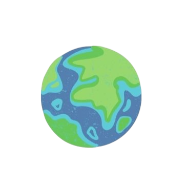 Illustration of Earth with labels pointing to its layers: crust, mantle, outer core, and inner core.