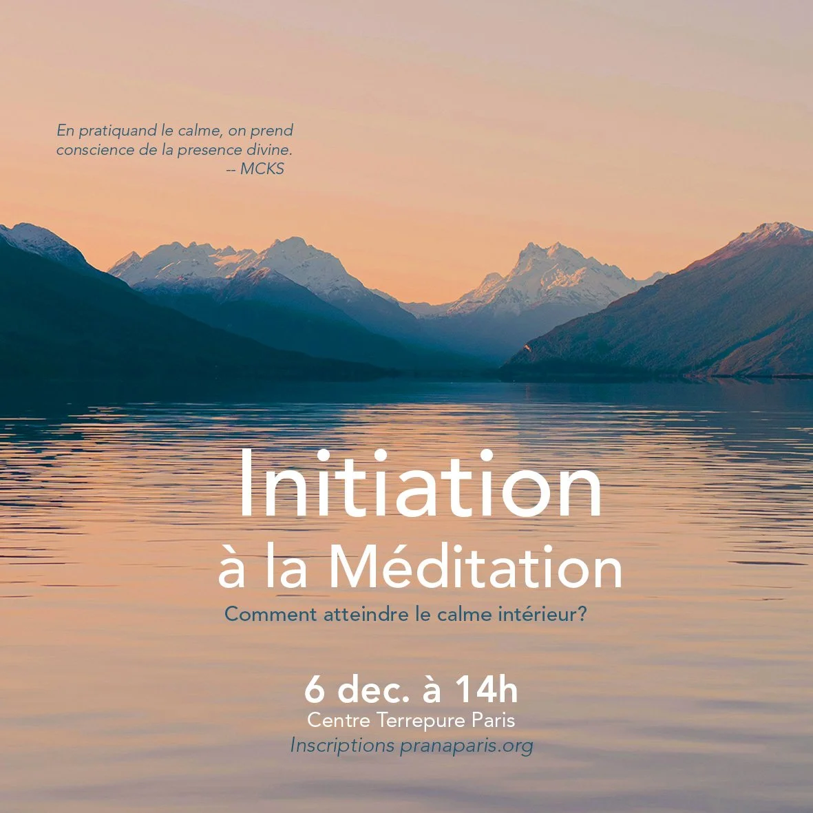 Atelier Introduction Méditation