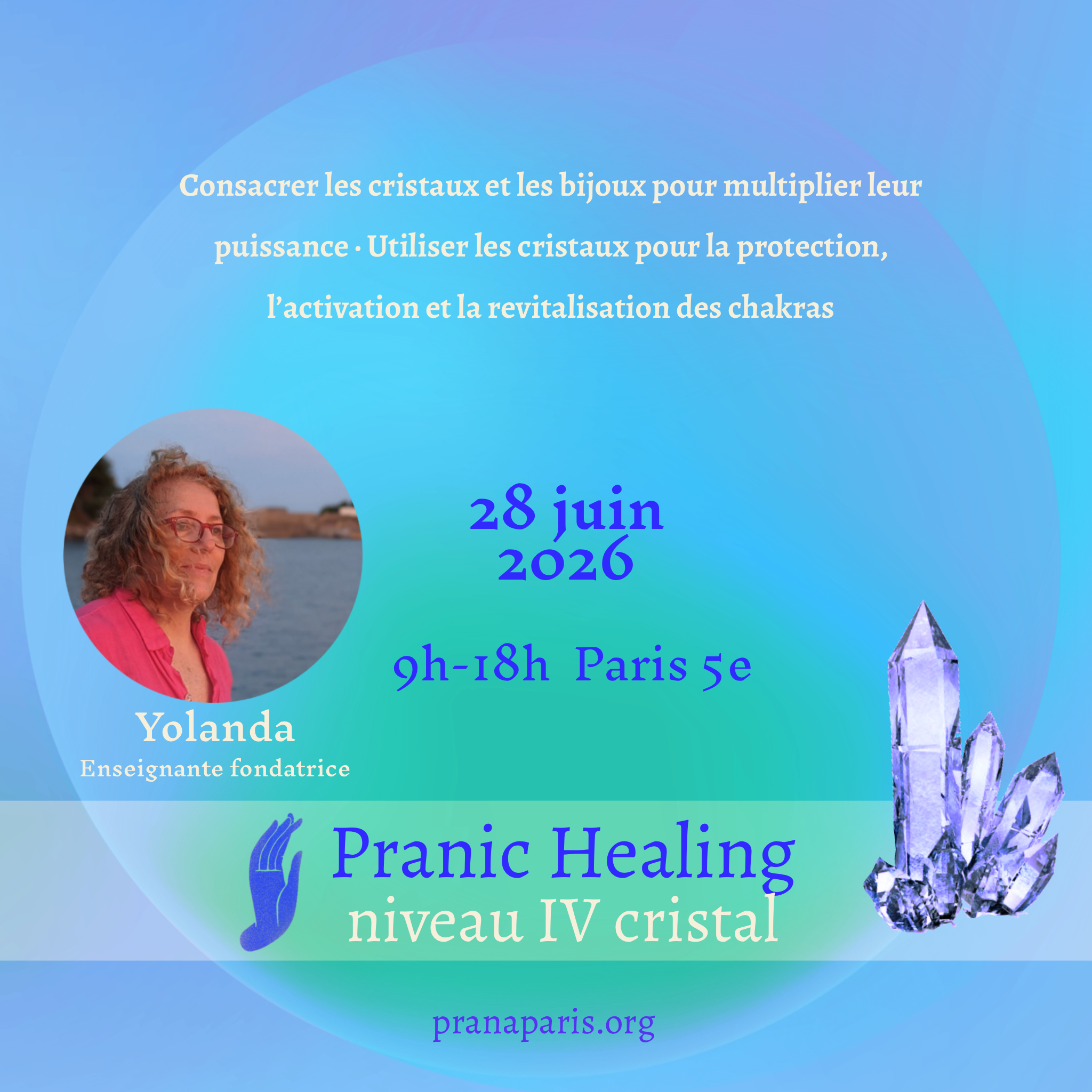 Pranic Healing Niveau IV -Cristal