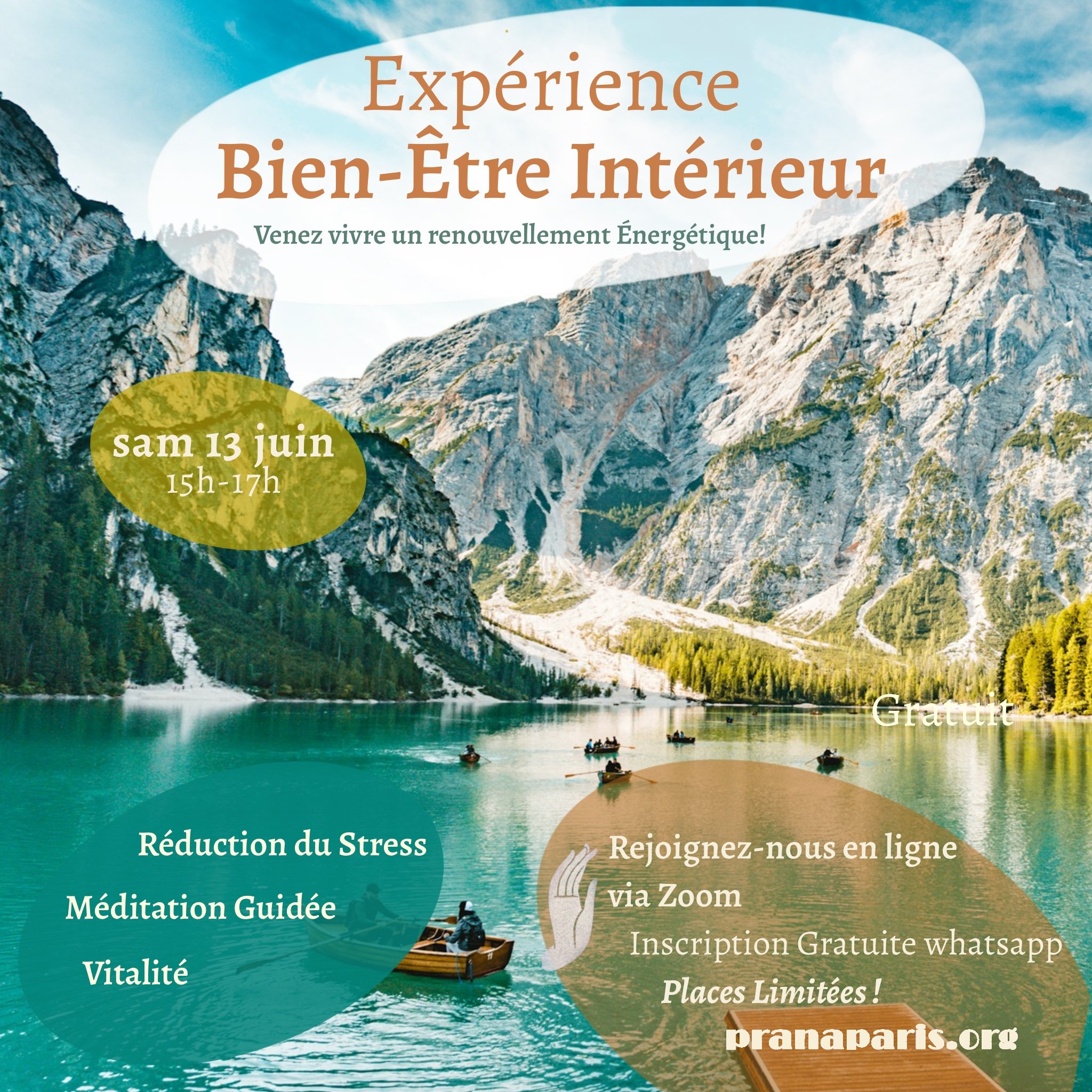 Expérience Bien-Être Intérieur - Découverte du Pranic Healing