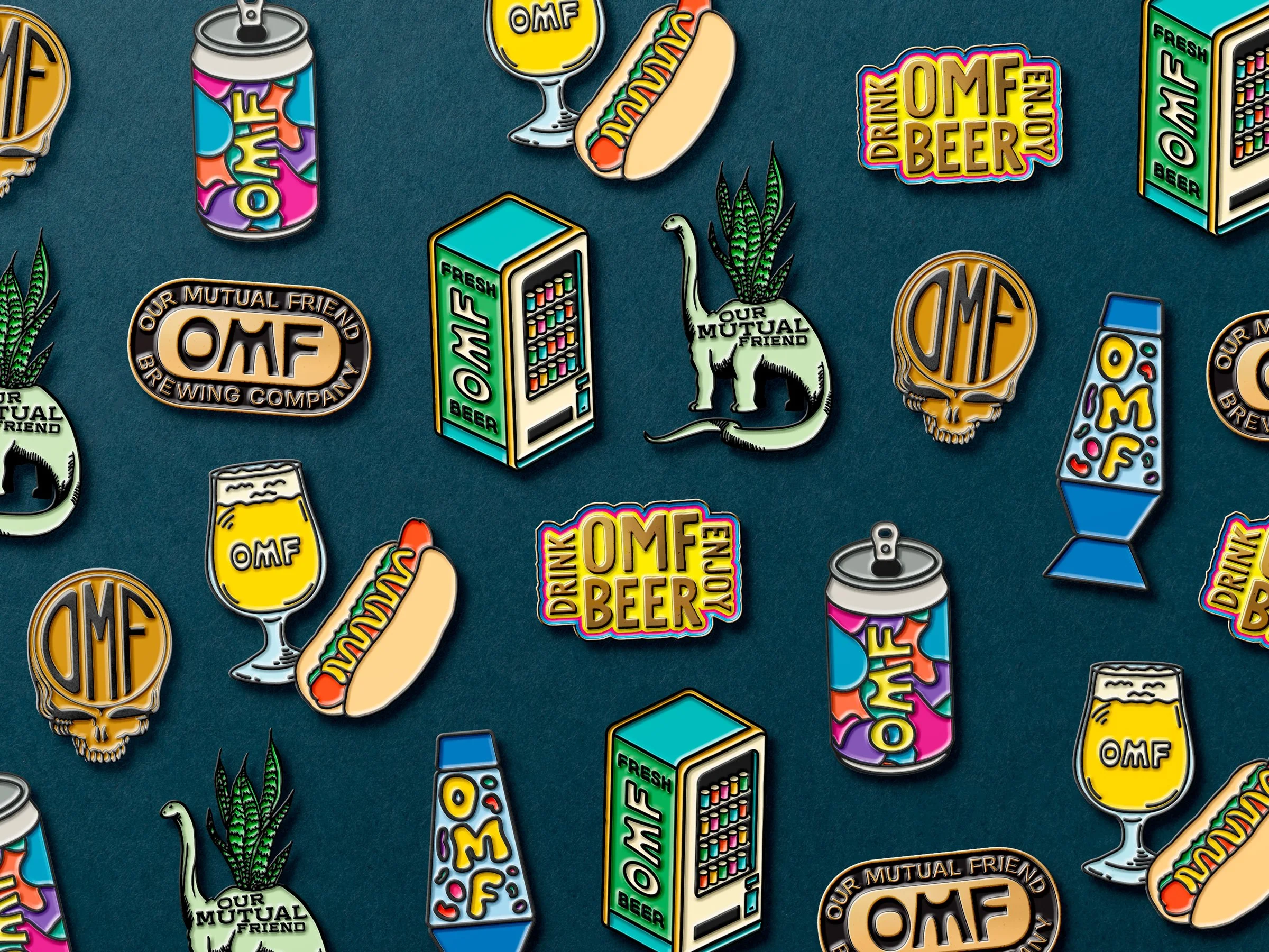 Merch Design • Client: Our Mutual Friend Brewing