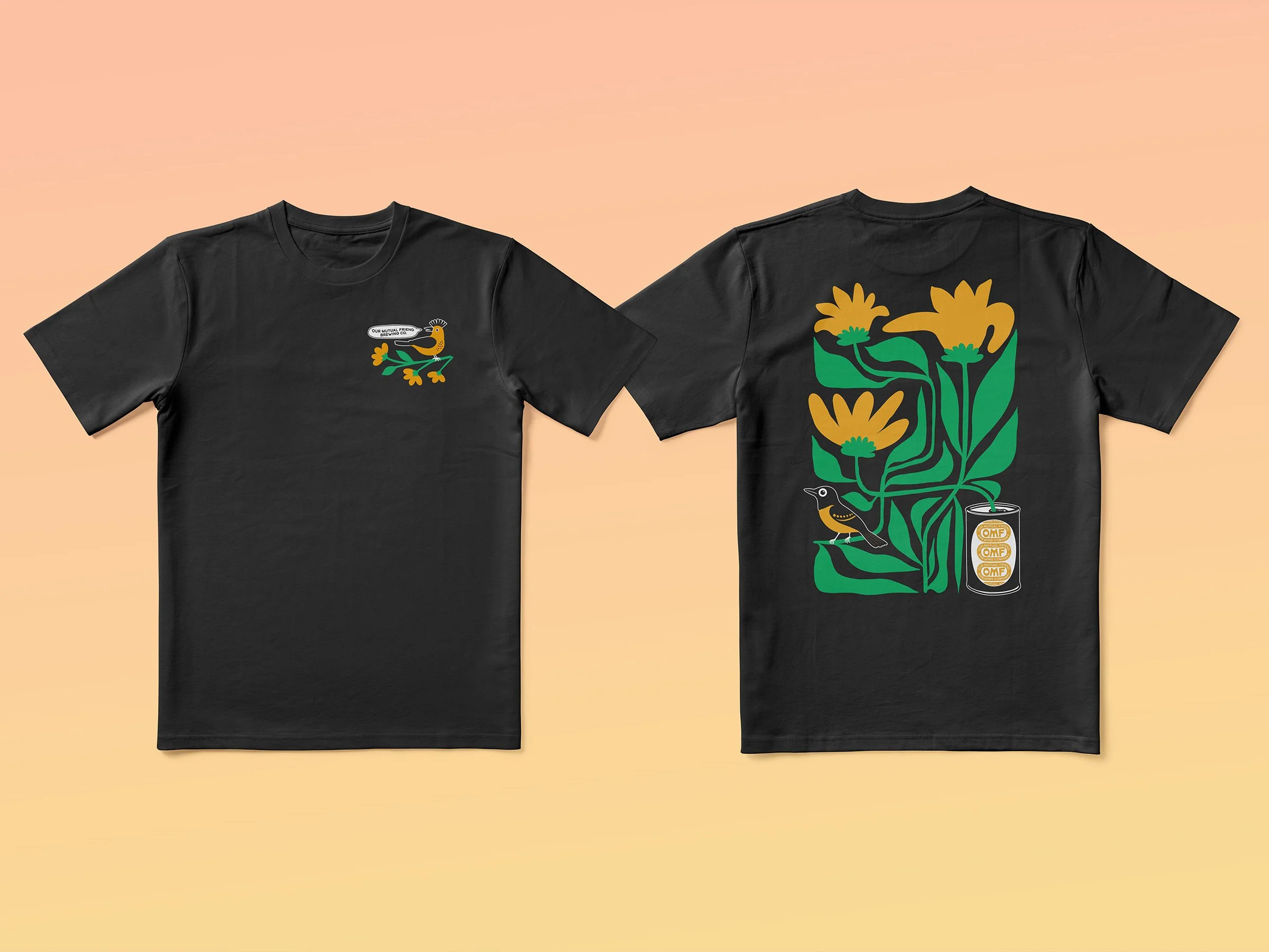 Merch Design • Client: Our Mutual Friend Brewing