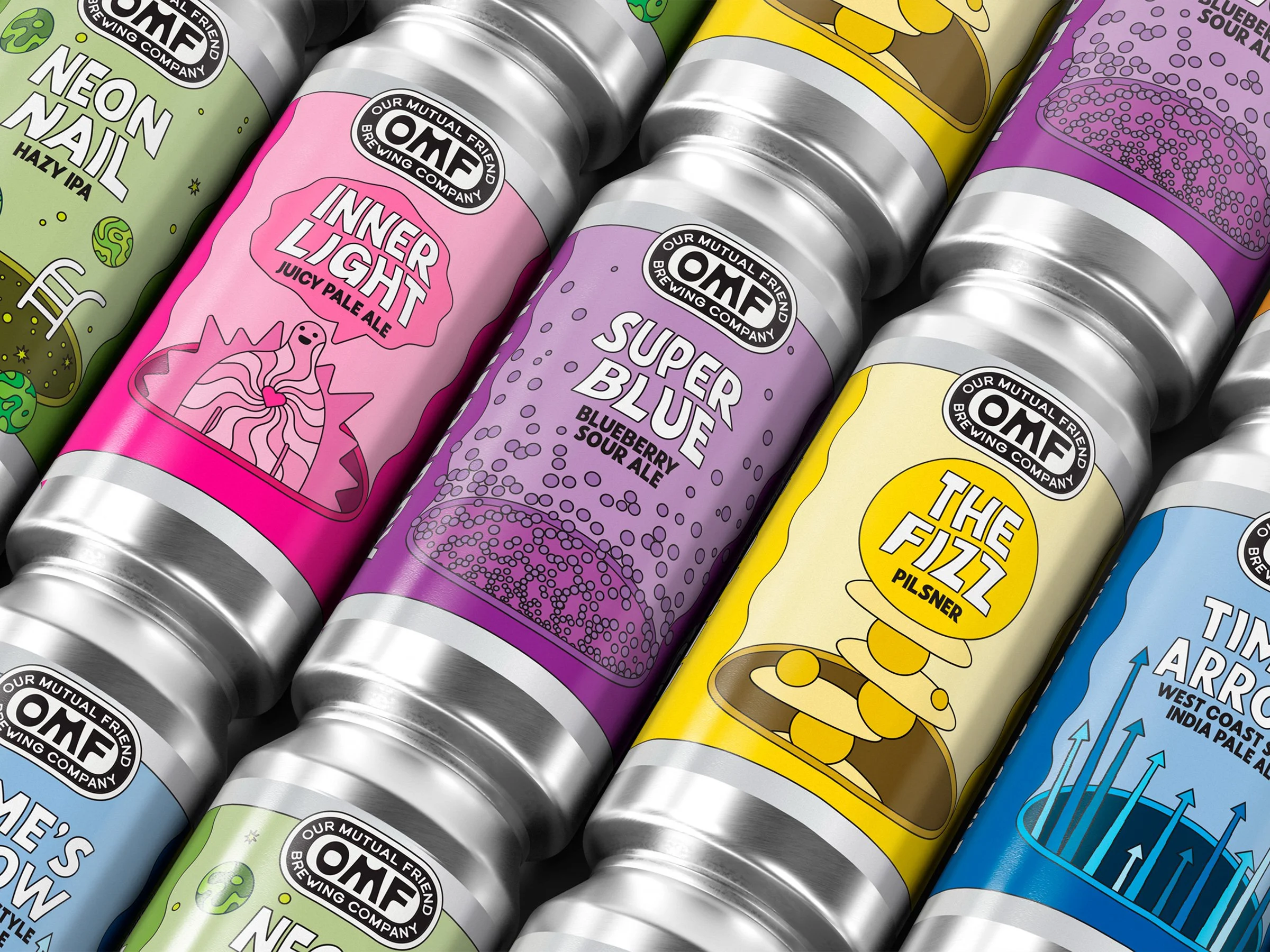 Packaging Design • Client: Our Mutual Friend Brewing