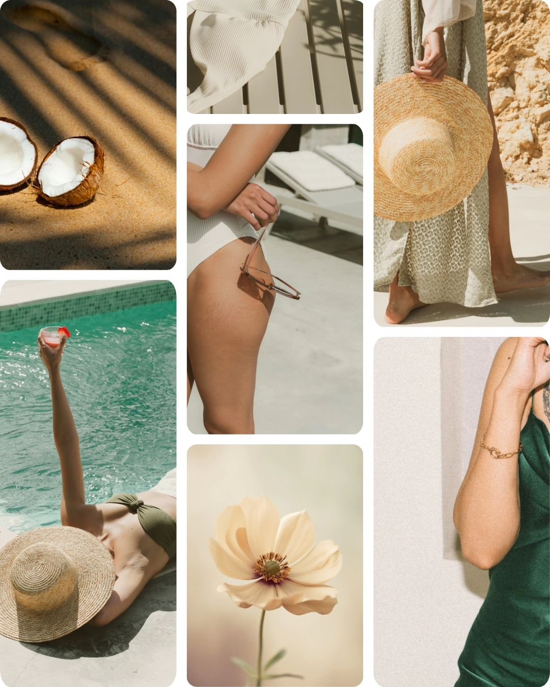 Where I'd love to be 🤗 ☀️

Creating moodboards has always been something I've loved doing, I mean finding inspo and the right colour fit for a client is magic. I'm loving this palette. It's holiday vibes, wrapped in a warm, lazing by the pool palett