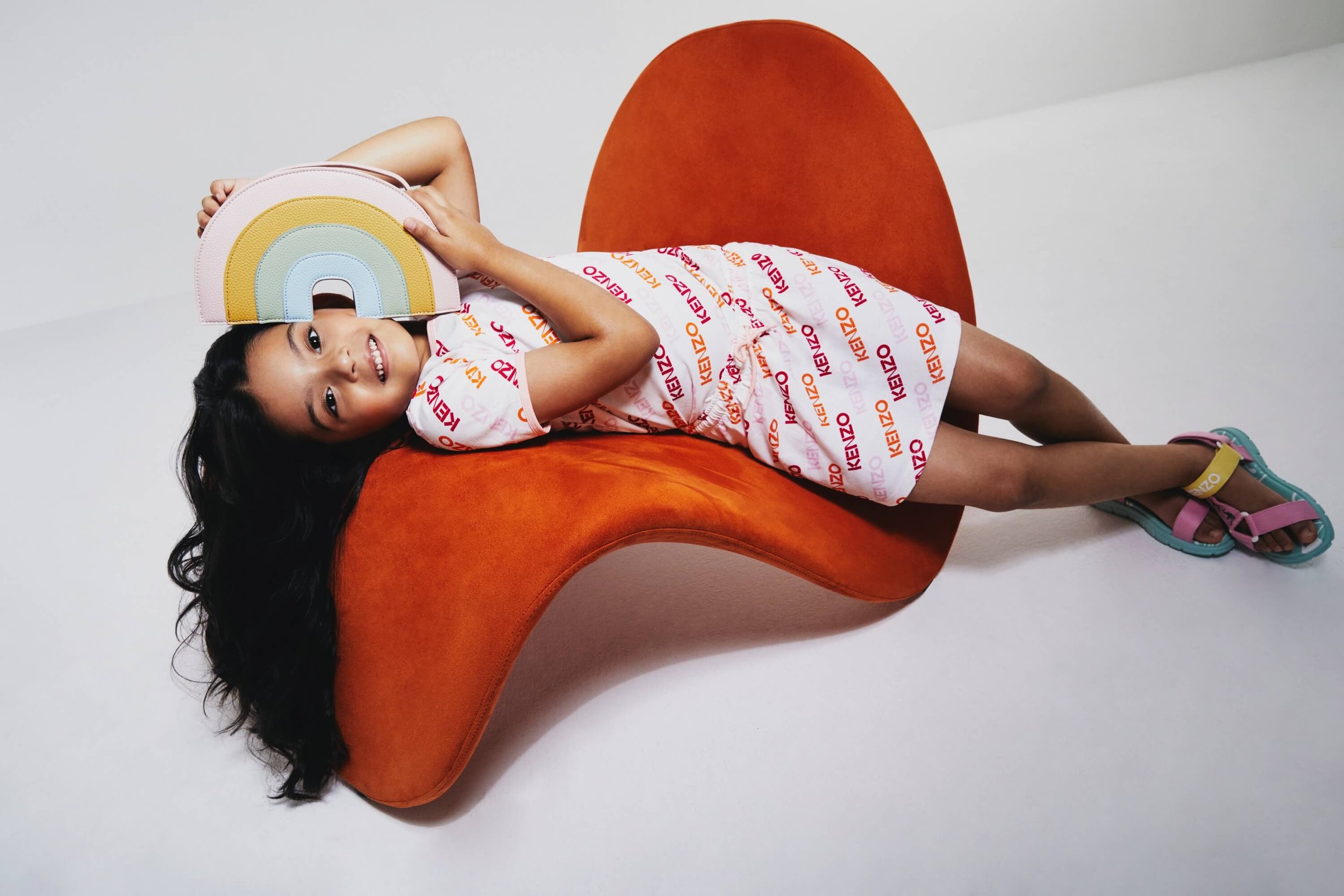 Kids- Girl Summer outfit - Emilio Pucci-Monnalisa-Givenchy for Dresses - Kenzo for t shirts and skirts, sandals moschino.jpg
