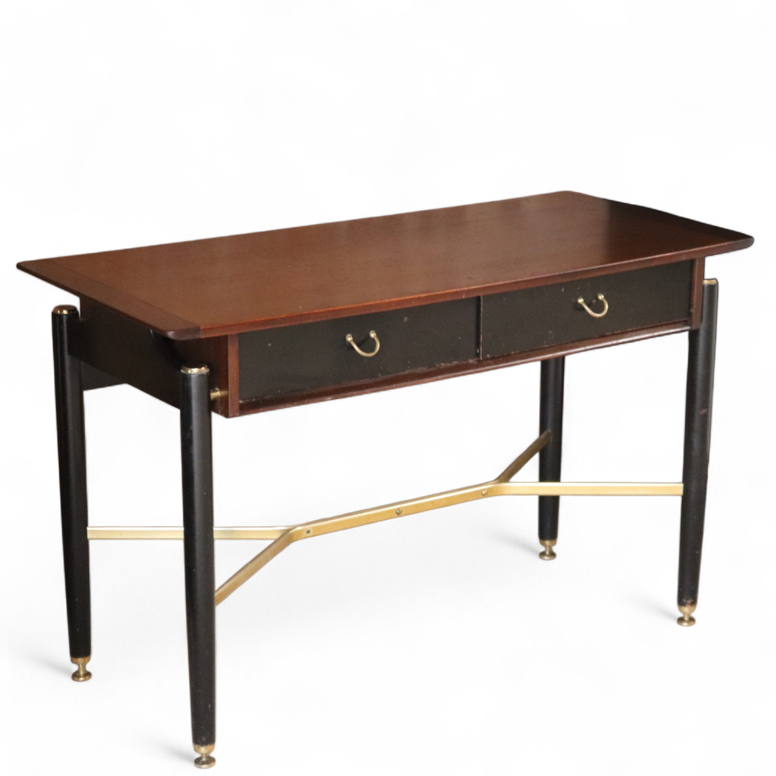 G Plan Librenza Tola & Black Vintage Hall Console Table Writing Desk Mid Century