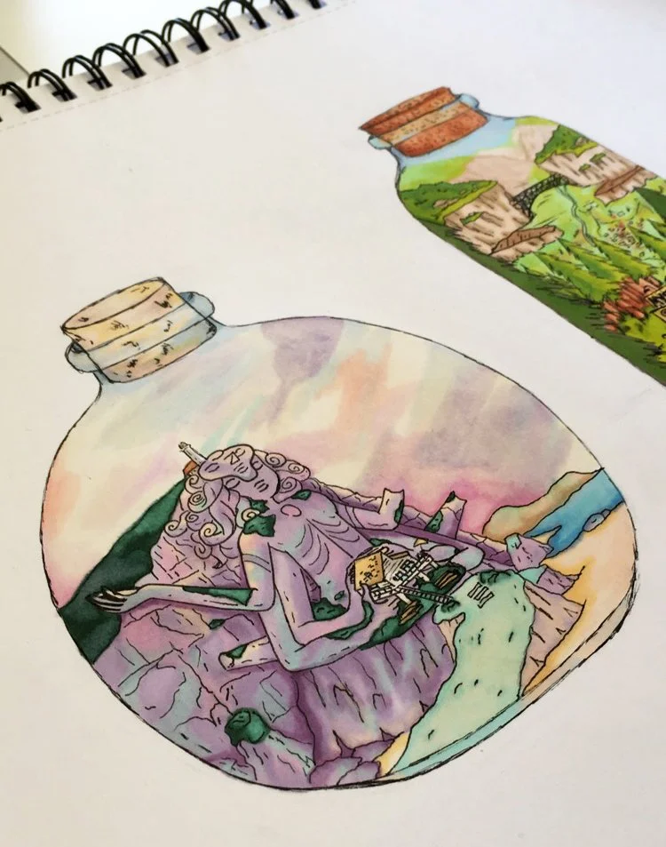 TV series Steven Universe in a bottle