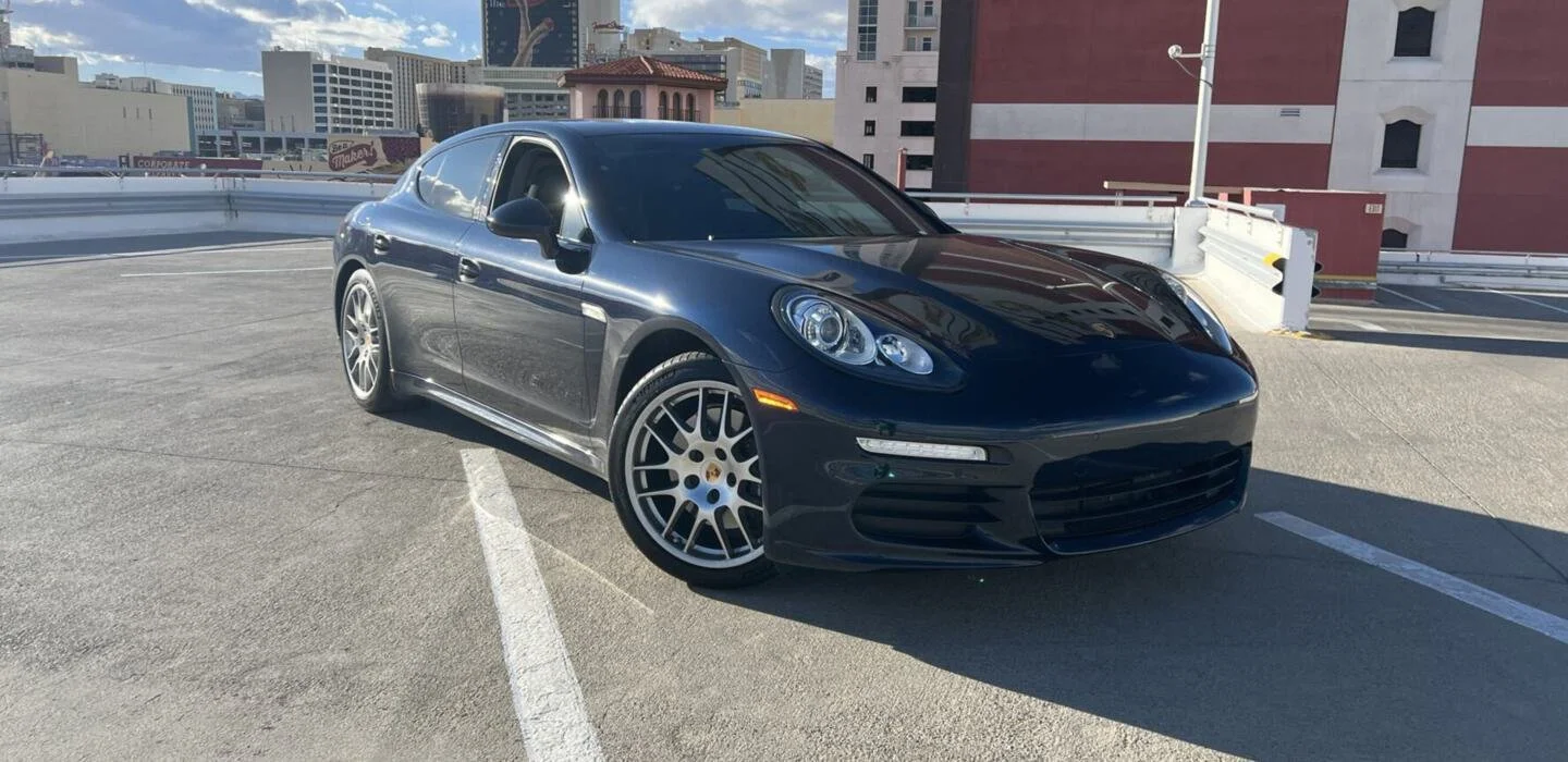 2016 Porsche Panamera rental car starting $81 a day in Las Vegas