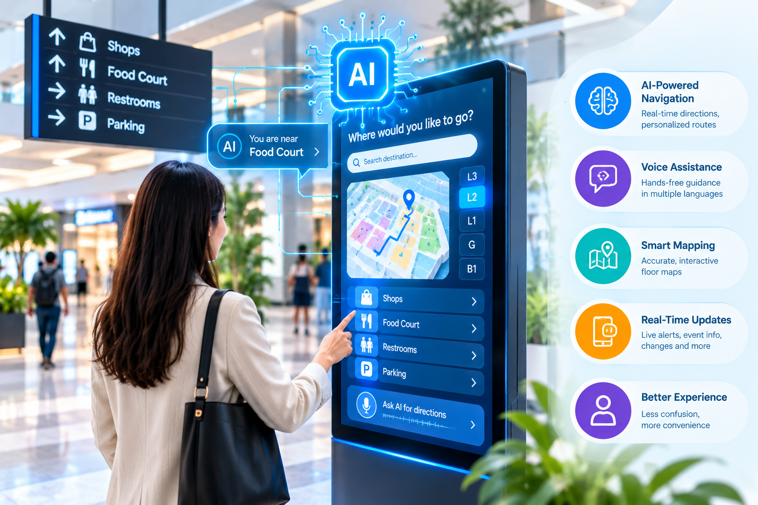 How AI and Digital Technology Are Changing Wayfinding Systems
