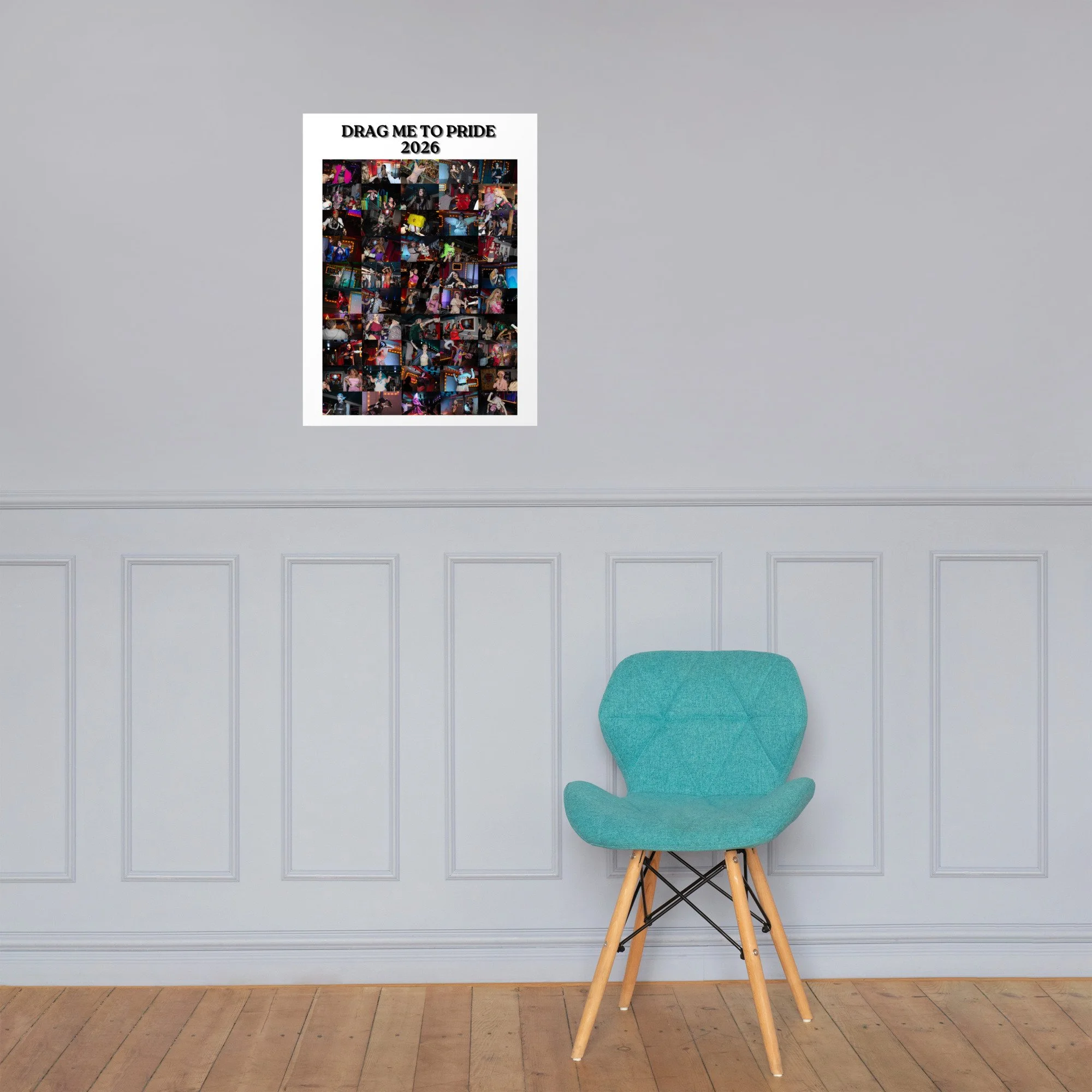 Drag Me To Pride 2026 Poster - White Version
