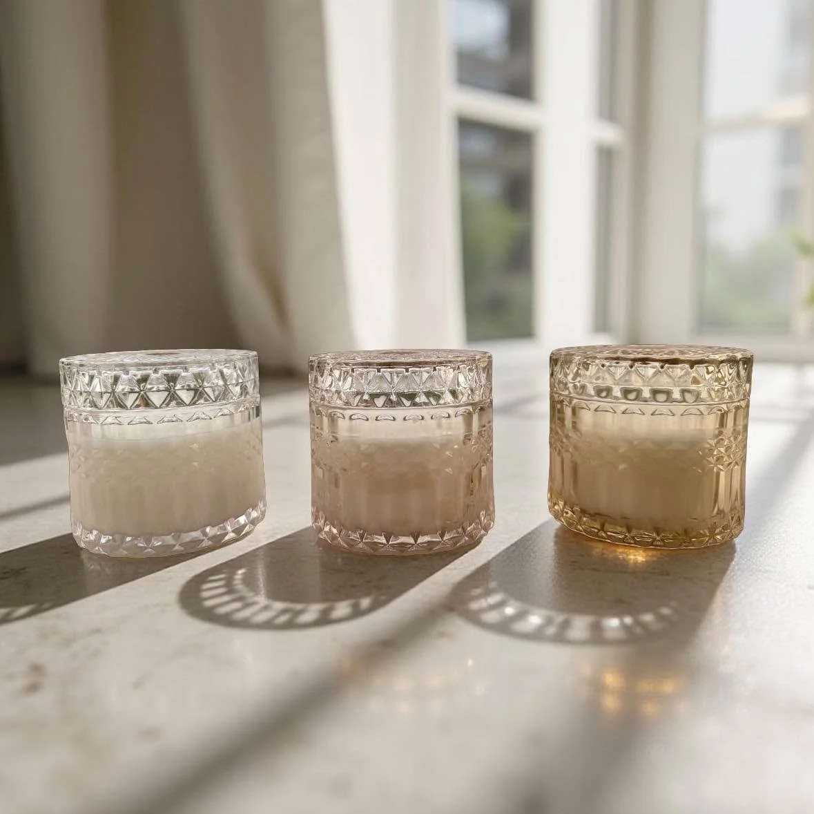 ✨ Introducing the Signature Collection ✨

A curated trio of our most beloved scents, crafted to elevate every space and moment.

These girls are here to stay!

✨Desire
A cozy caress of cashmere + vanilla in a sleek clear glass jar. Soft, warm, and en