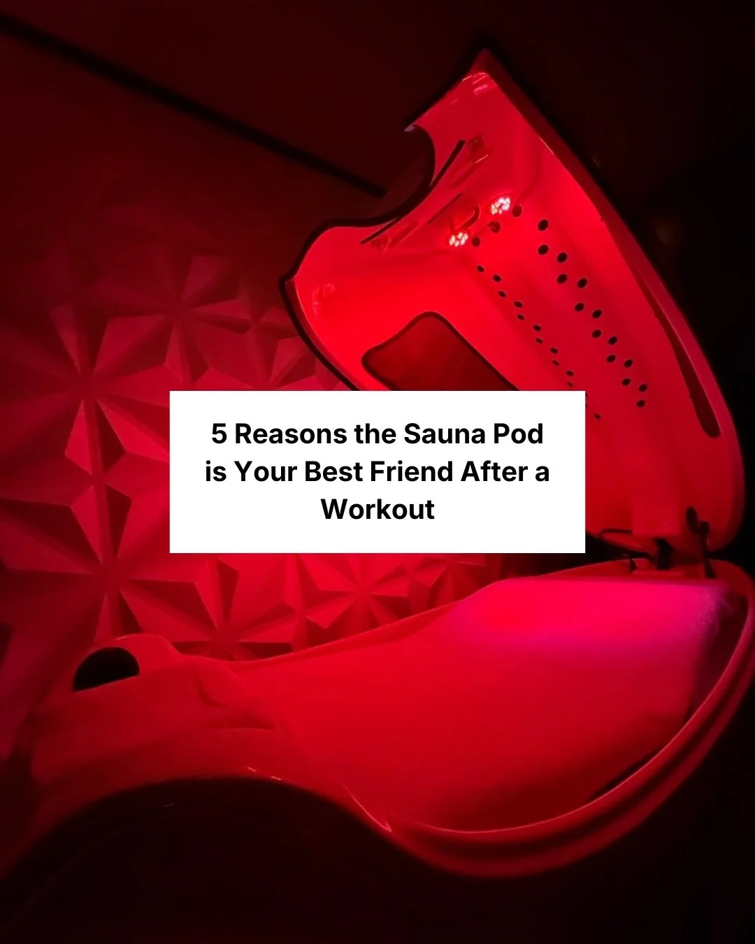 You crushed your workout&hellip; now what?

Here&rsquo;s 5 reasons why 30 minutes in our Sauna Pod is your best move after your workout:

🔥 Faster muscle recovery
🔥 Less soreness
🔥 Reduced inflammation
🔥 Detox + de-bloat
🔥 Total relaxation

The 