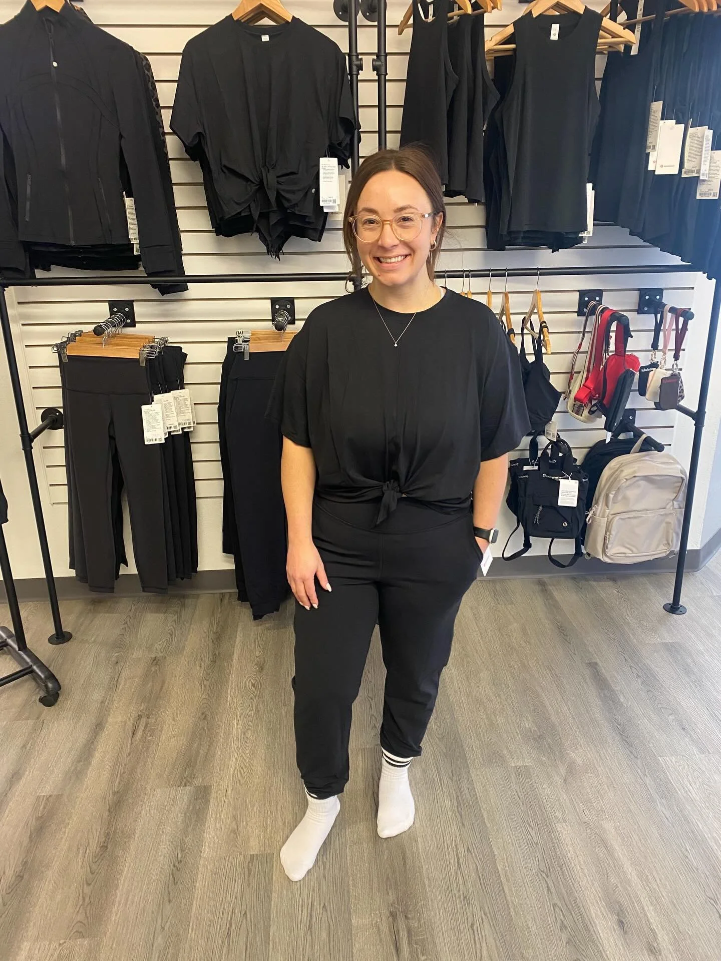 New lululemon drop! 🍋 Carly wears the All-Sport Tie-Front Short Sleeve two ways.

Outfit One:
✨The All-Sport Tie-Front Short Sleeve (sizes S - XL)
✨lululemon Align Jogger (they&rsquo;re back! Sizes 4-12)

Outfit Two:
✨ lululemon The All-Sport Tie-Fr