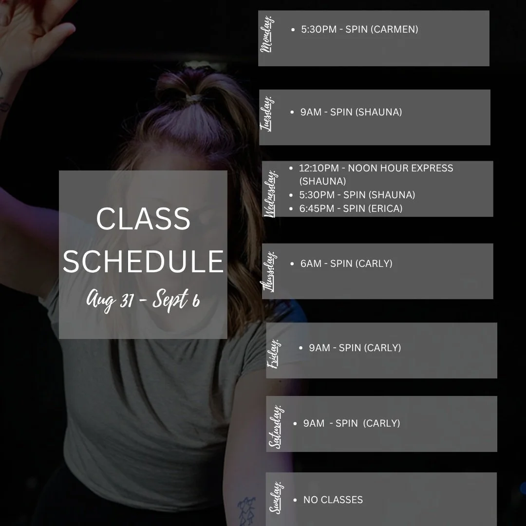 Before our routines change and fall gets rolling, make a little room for you. Book the class and make the time to reset.

Back for the LAST time this week, Wednesday Friends Day! Bring a friend to class at 12:10pm or 6:45 for FREE. Your friend must b