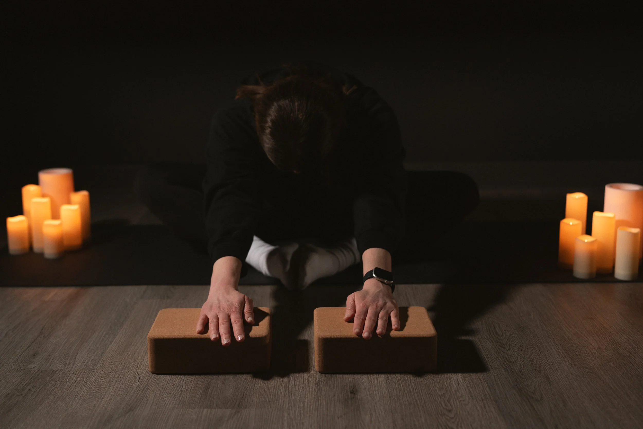 Stretch forward fold yoga
