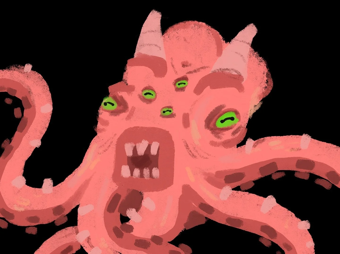 A little guy I did as part of a group project - Flash warning for the last slide!!
.
.
.
.
.
#ualanimation #uniproject #artschool #octopusart #procreate