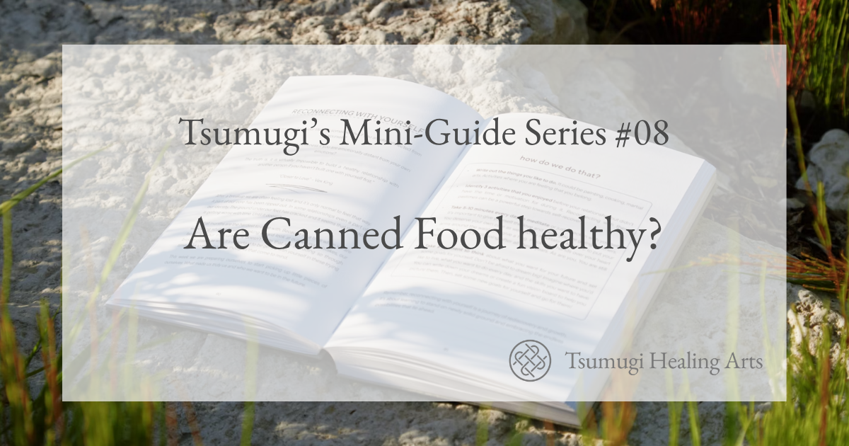 Mini-Guide Series #08: Are Canned Food healthy?