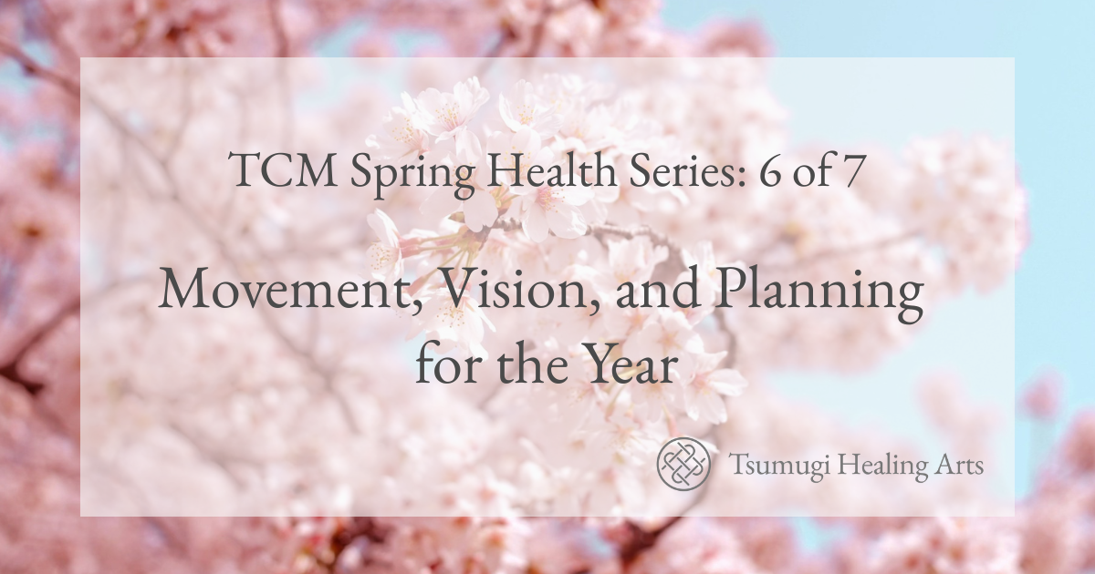 Movement, Vision, and Planning for the Year