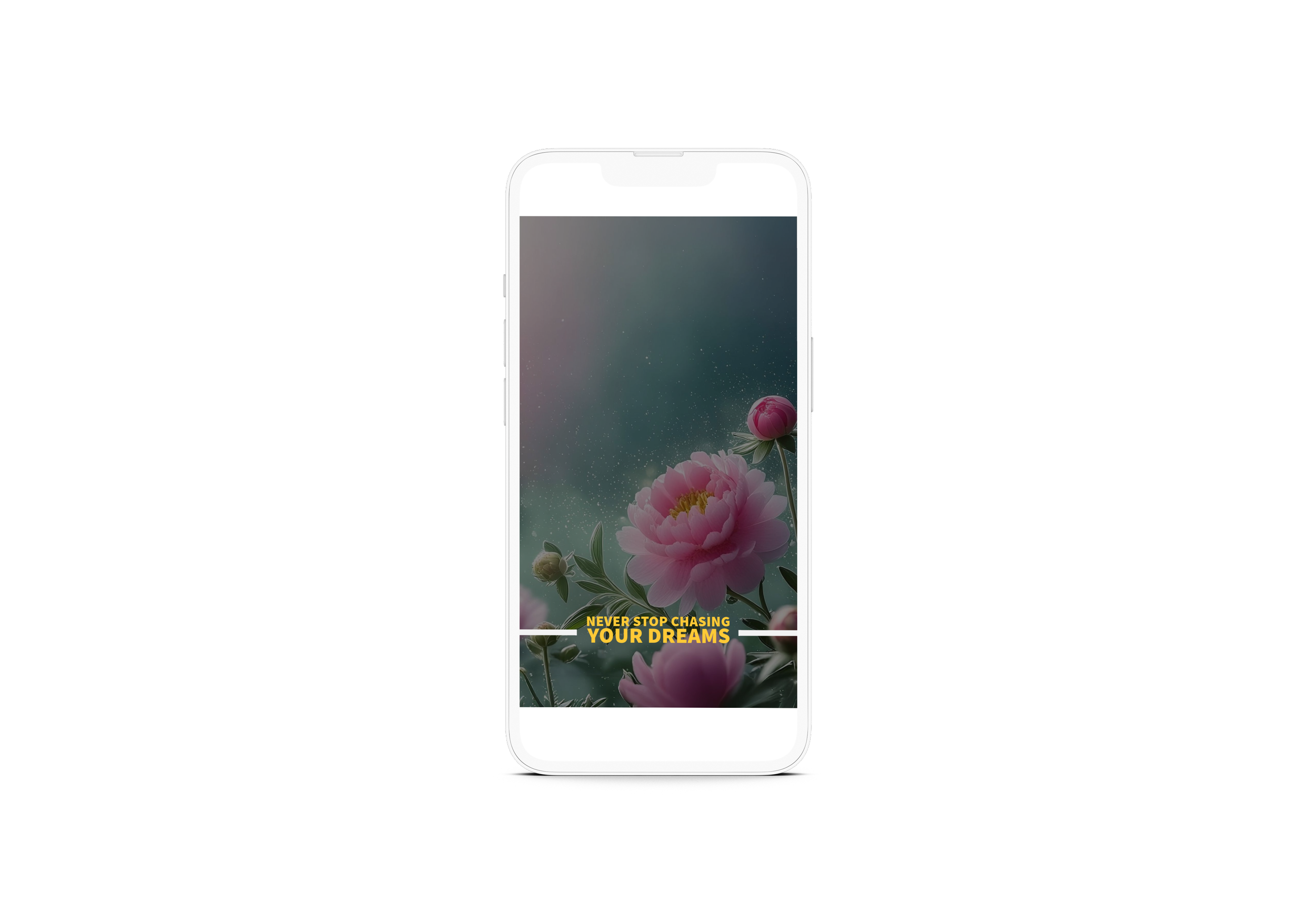Mock up never stop chasing your dream.png