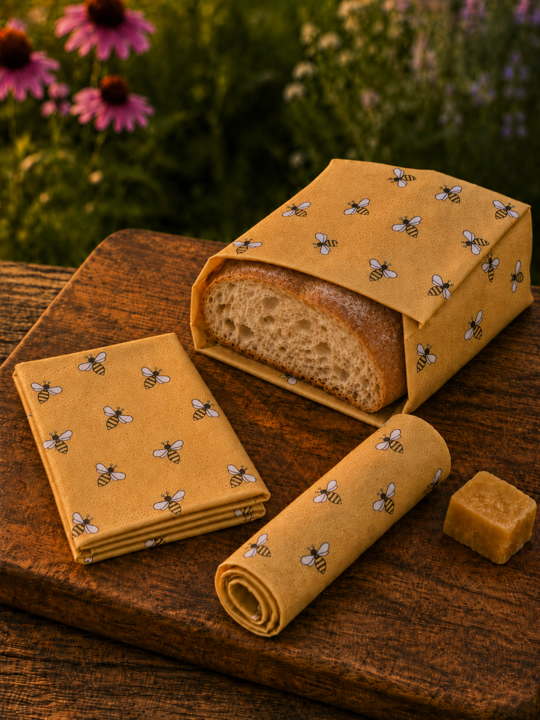local-pure-bees-wax-wraps-set-of-three-reusable-plastic-free-bread-loaf