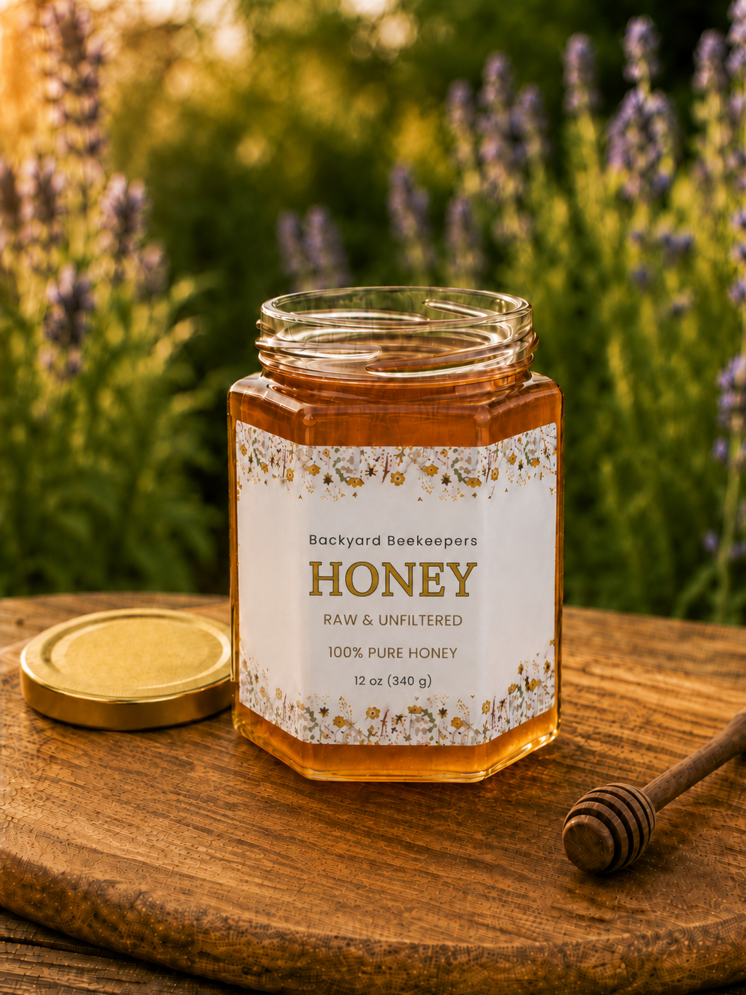 12oz Raw & Unfiltered Honey