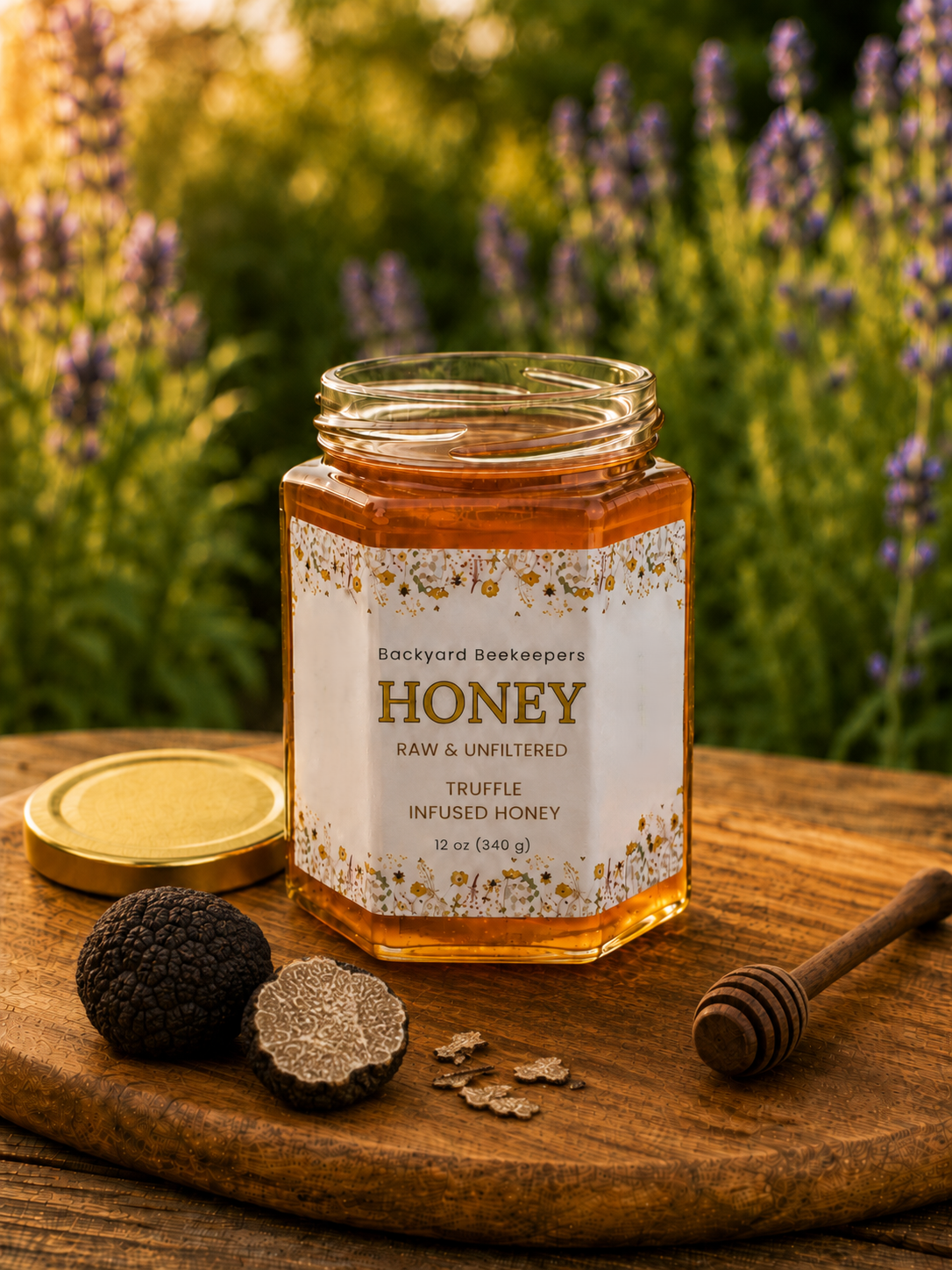 12oz Truffle Infused Honey