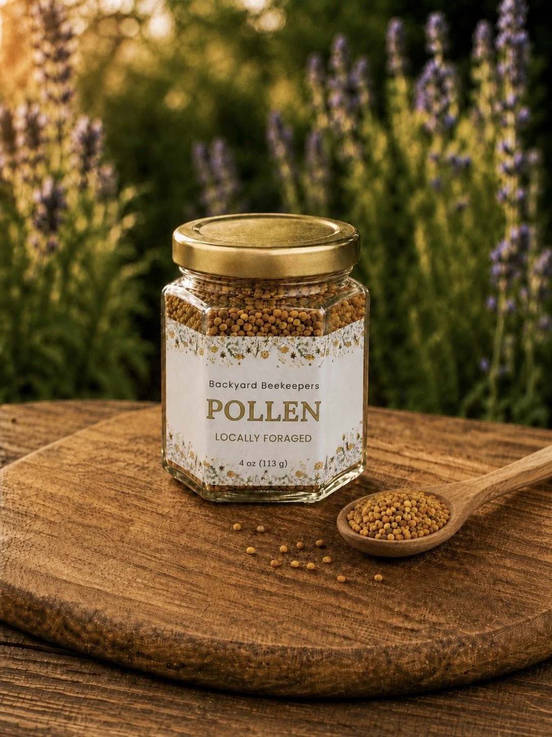 Locally Foraged Pollen