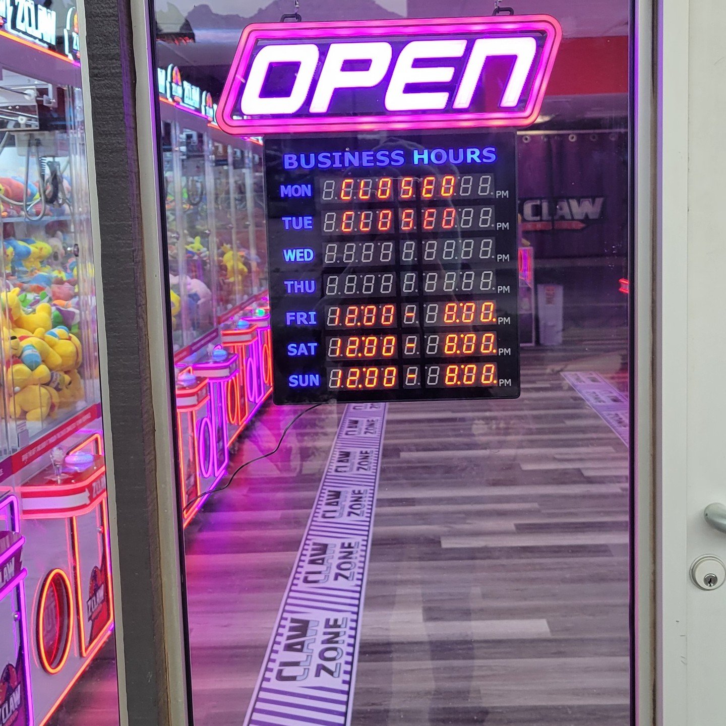 We are open Thursday through Sunday, 12pm to 8pm!