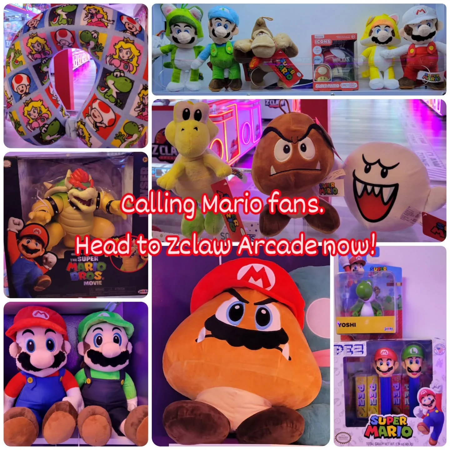 Calling all Mario fans! So much to choose from at Zclaw Arcade. Hurry in!

@supermariomovie 
#mario #supermario #arcade #gamer #sedona