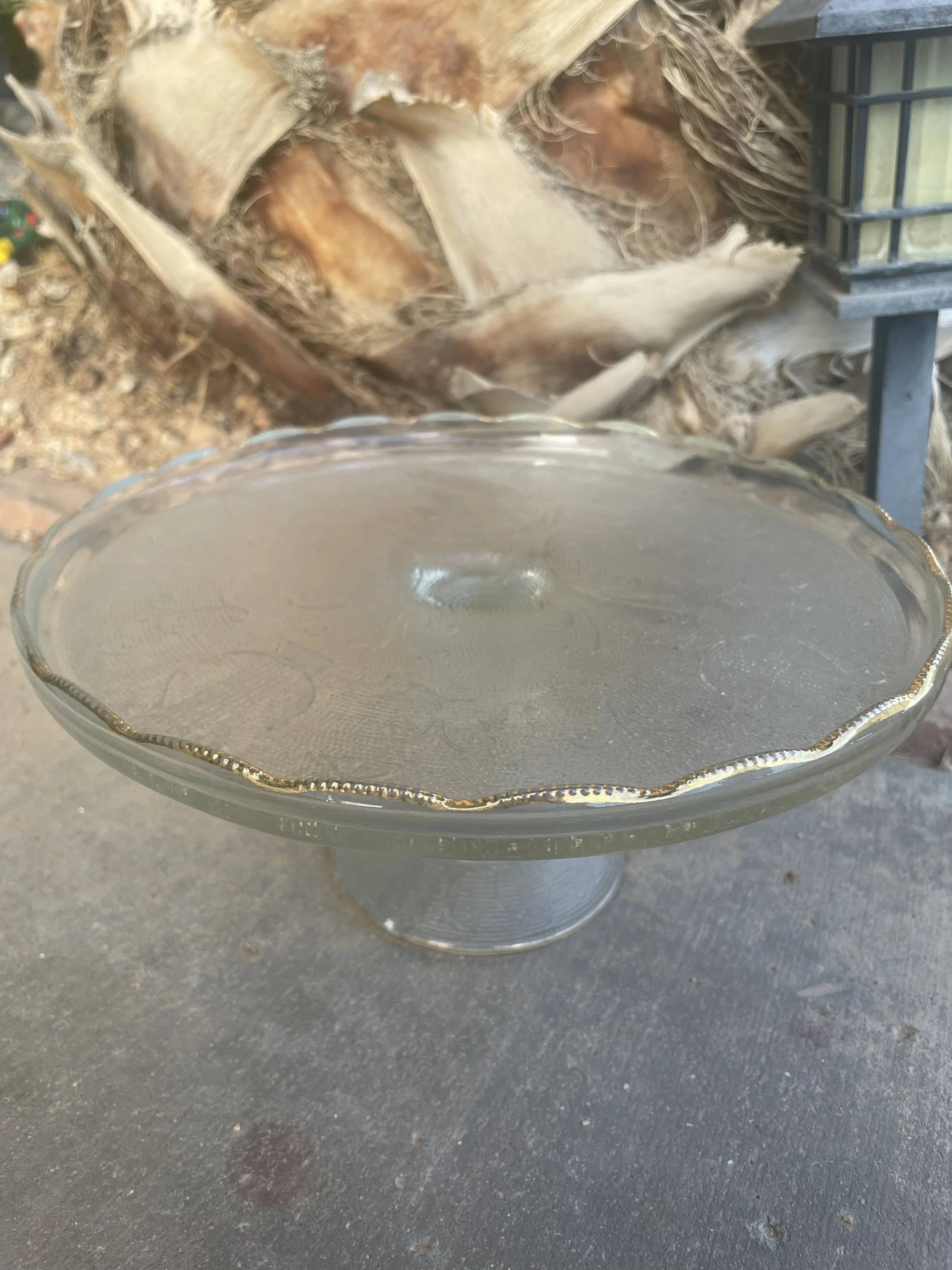 Clear cake stand #1