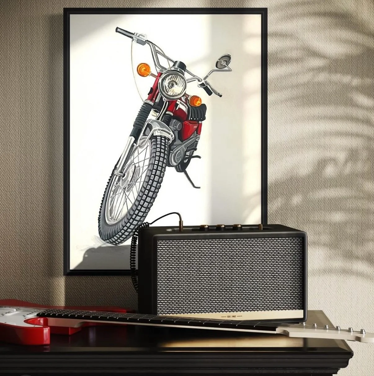 Honda Motorcycle Painting