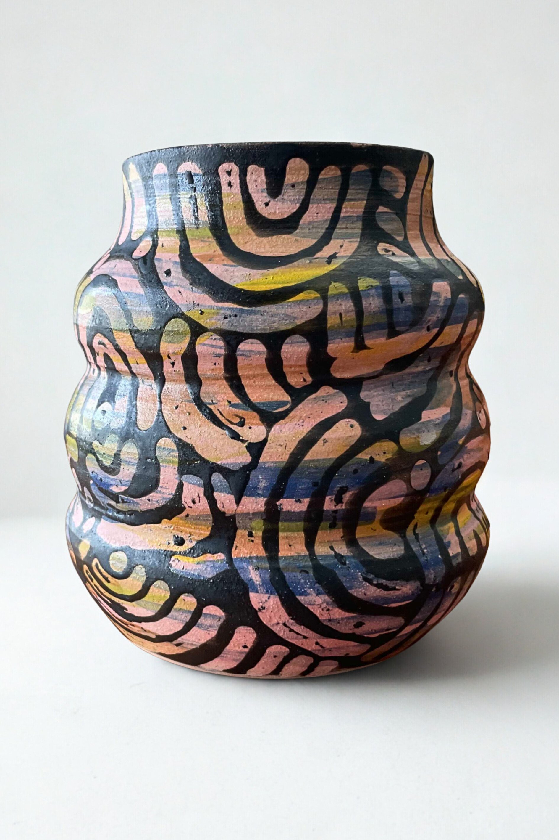 Confetti Vase in Black
