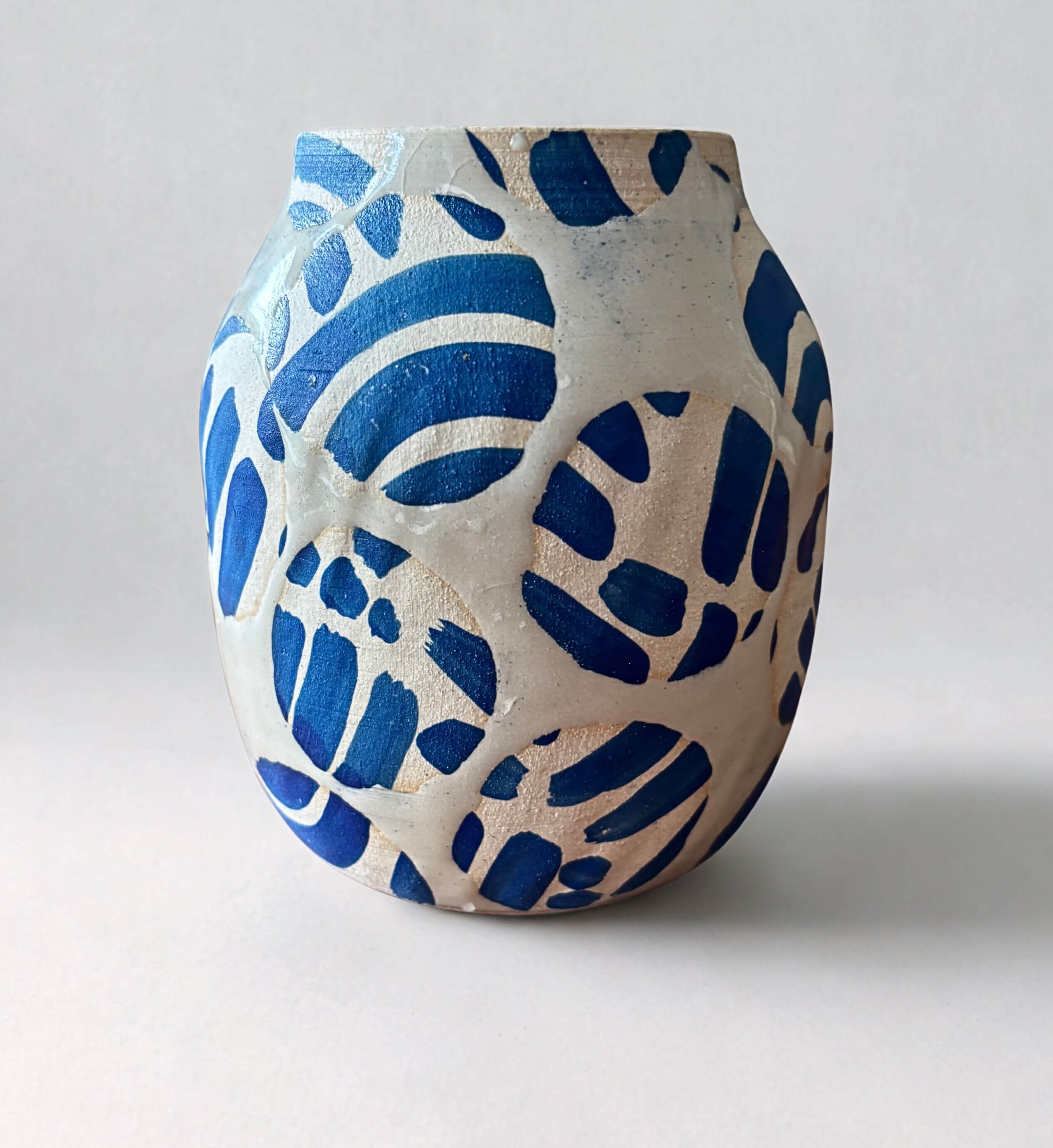 Blue Batik Vase