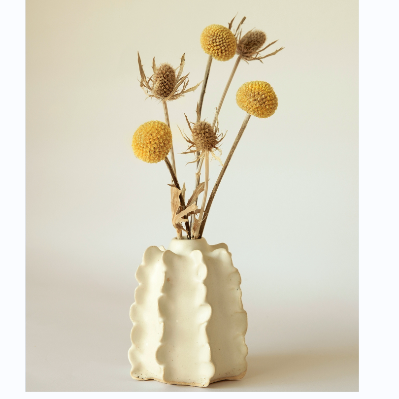 Ruffled Vase