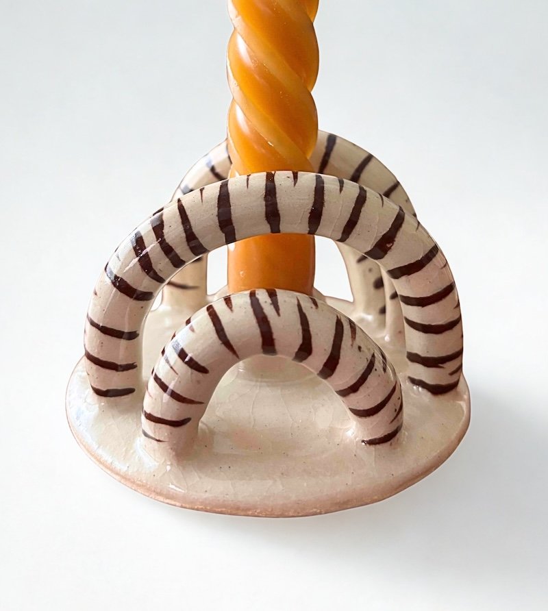 Tiger Loop Candle Holder