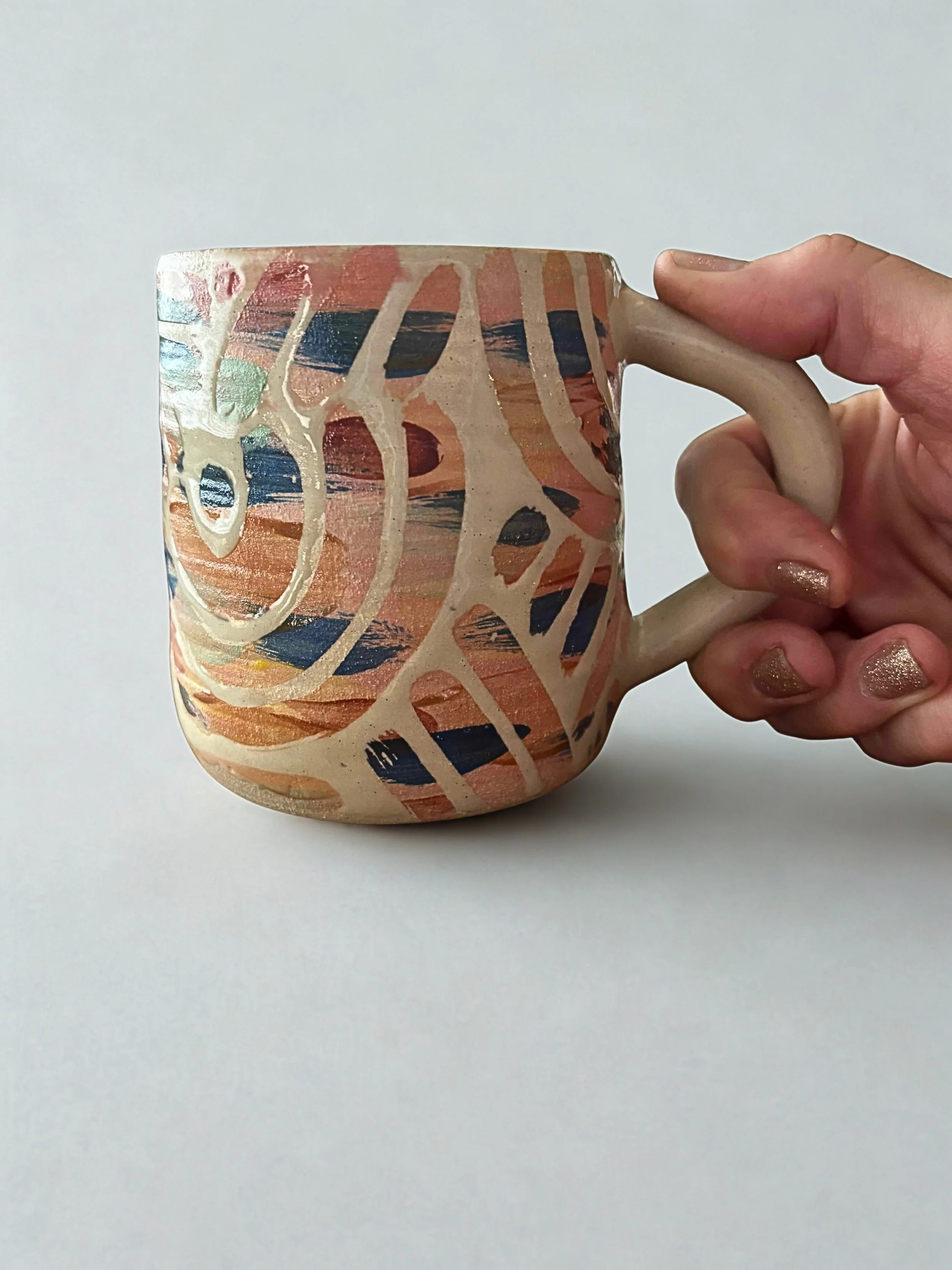 Confetti Mug in White