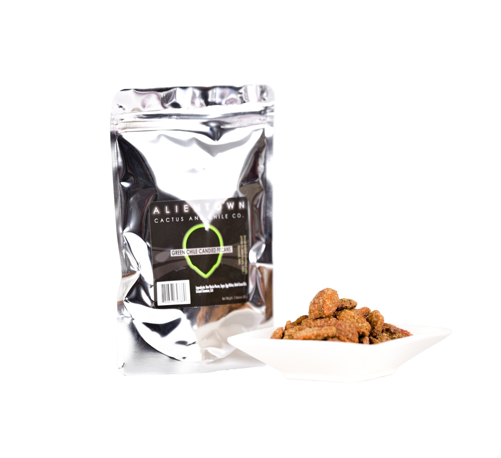 Green Chile Candied Pecans