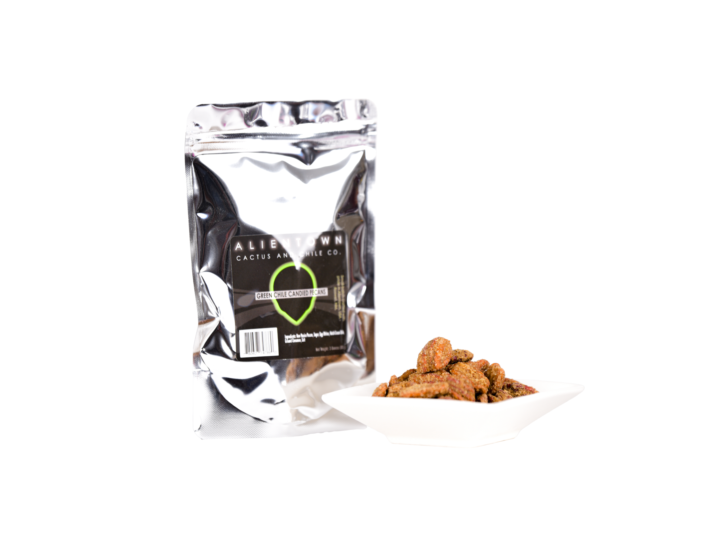 Green Chile Candied Pecans