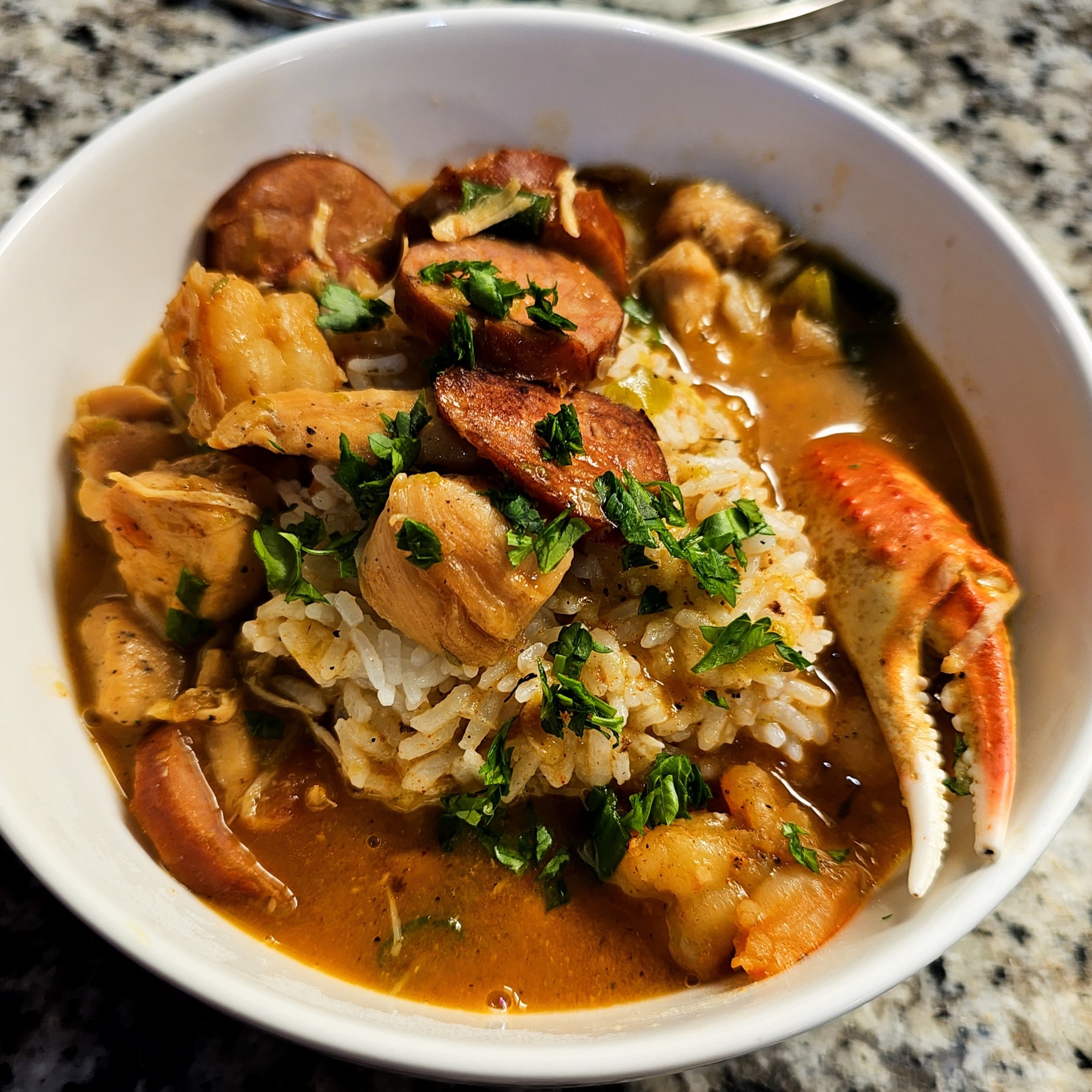 Seafood gumbo
