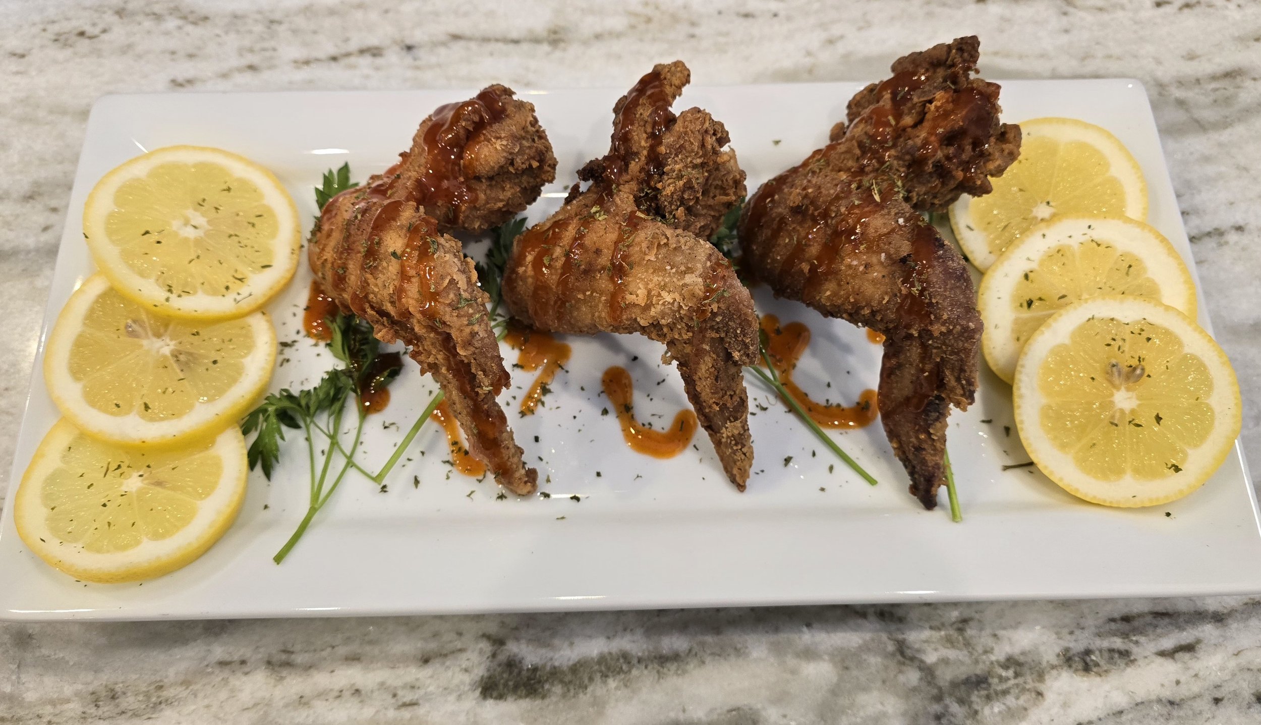 Hot Honey Fried Chicken Wings