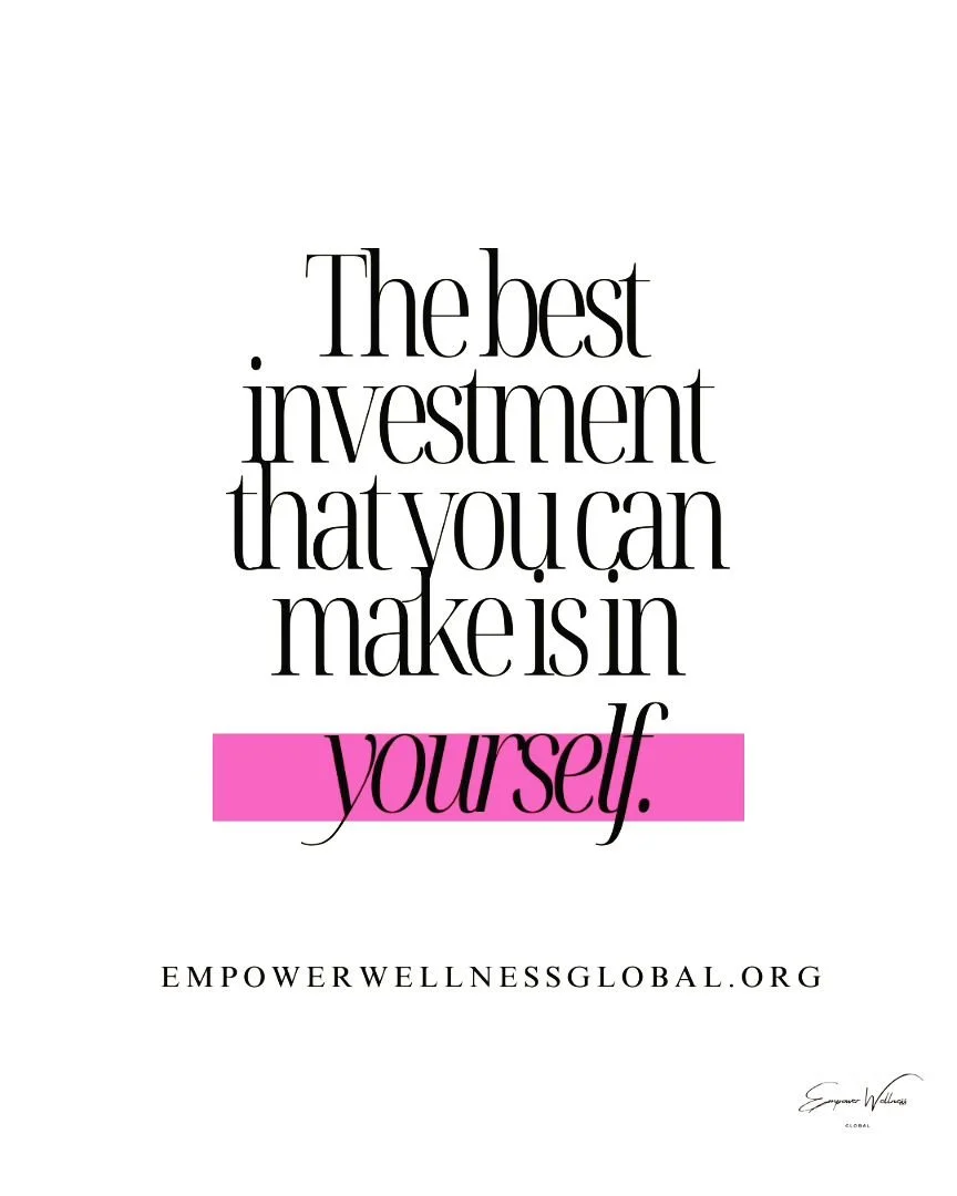 Investing in yourself is essential for personal growth and well-being. Whether it&rsquo;s physical health, mental wellness, or skill development,&nbsp; you must dedicate time and effort towards self improvement!

#investinyourself #balance&nbsp;#drea