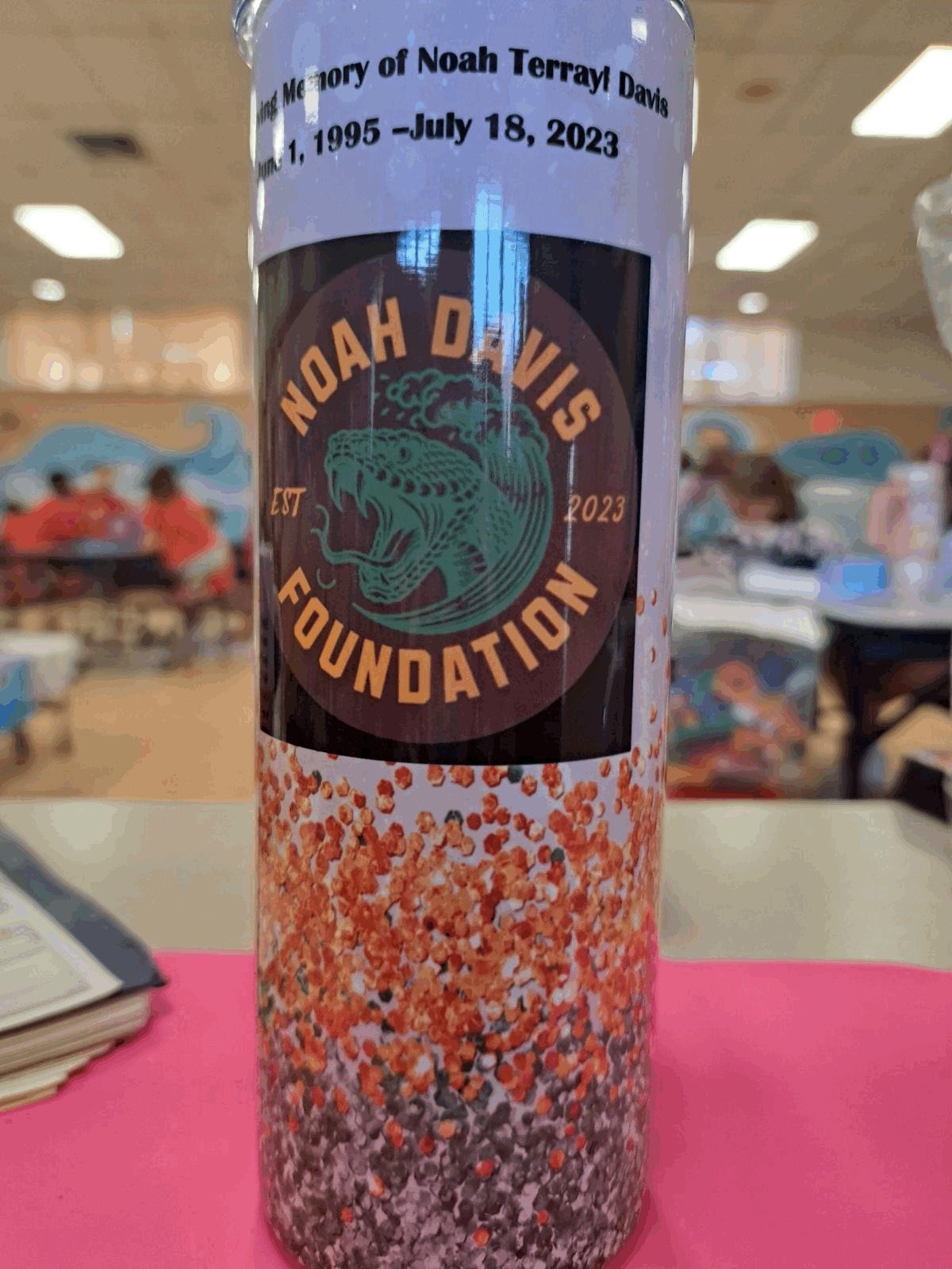 Noah Davis Foundation Tumbler