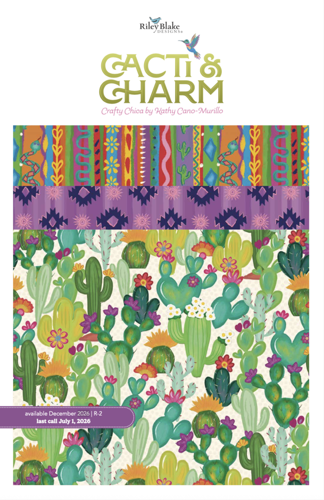 Cacti &amp; Charm New Crafty Chica Fabric Collection! 