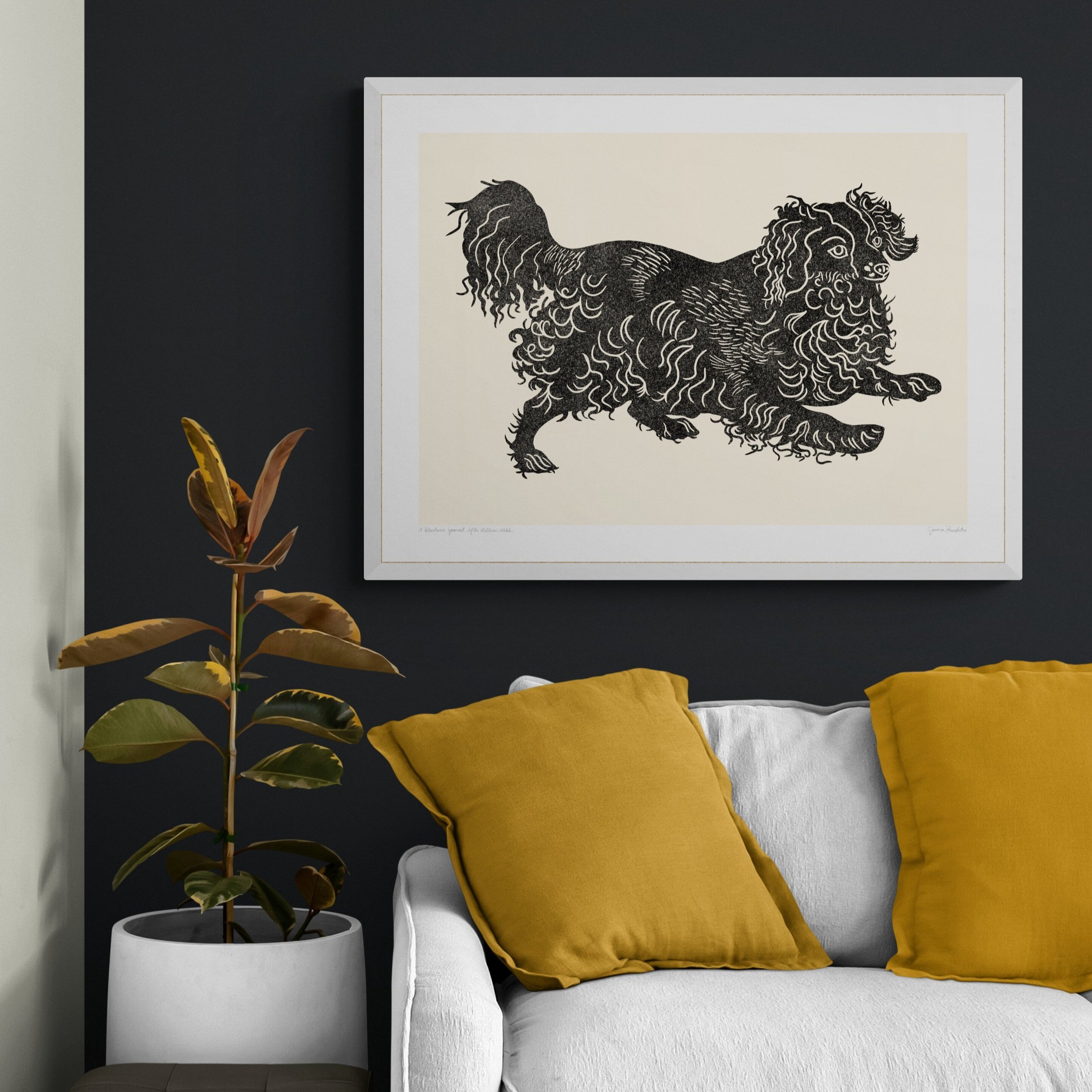 living-room-corner-with-sofa+-+Blenheim+Spaniel+Ink+Black.jpg