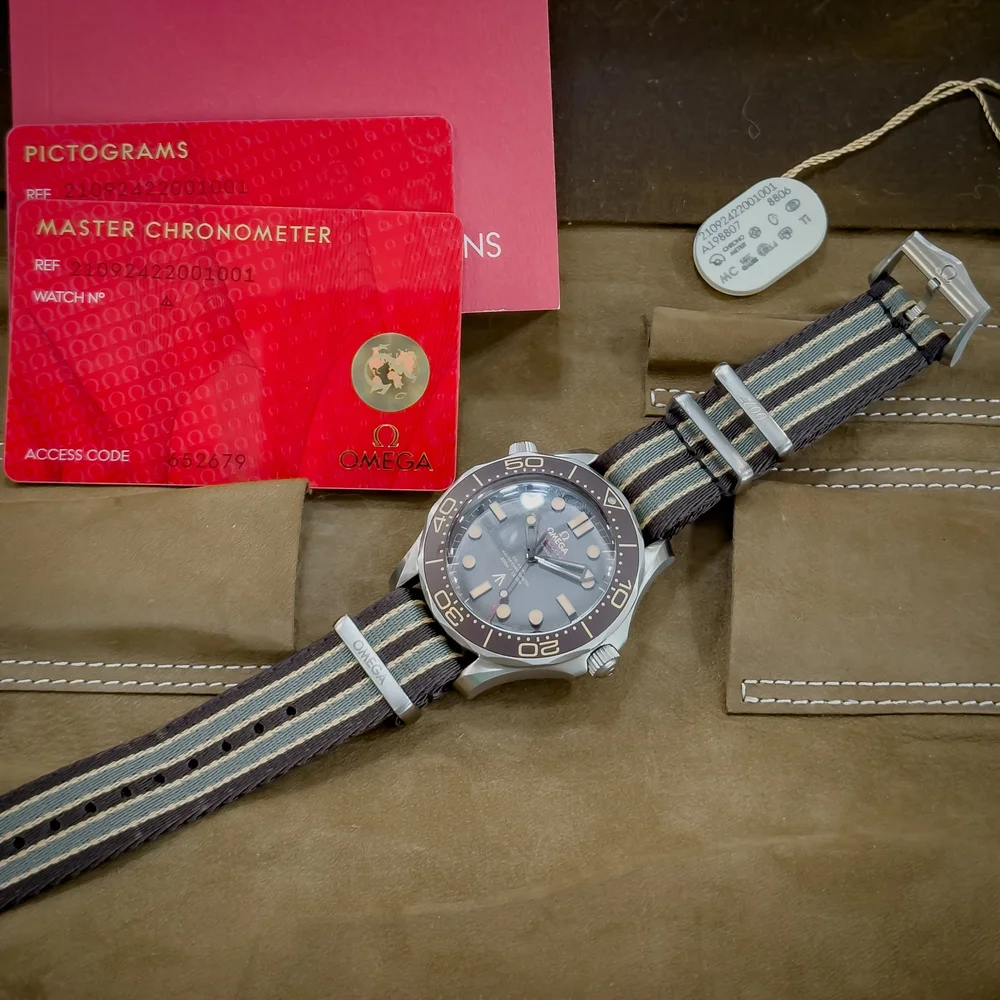 Nato Strap Omega Seamaster No Time To Die Special Edition JAMES