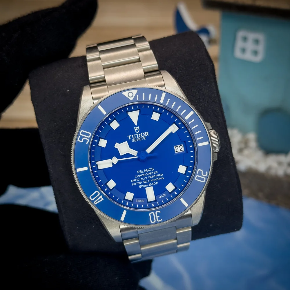 Tudor Pelagos 42mm Blue Dial 25600TB — Nooga Timepieces